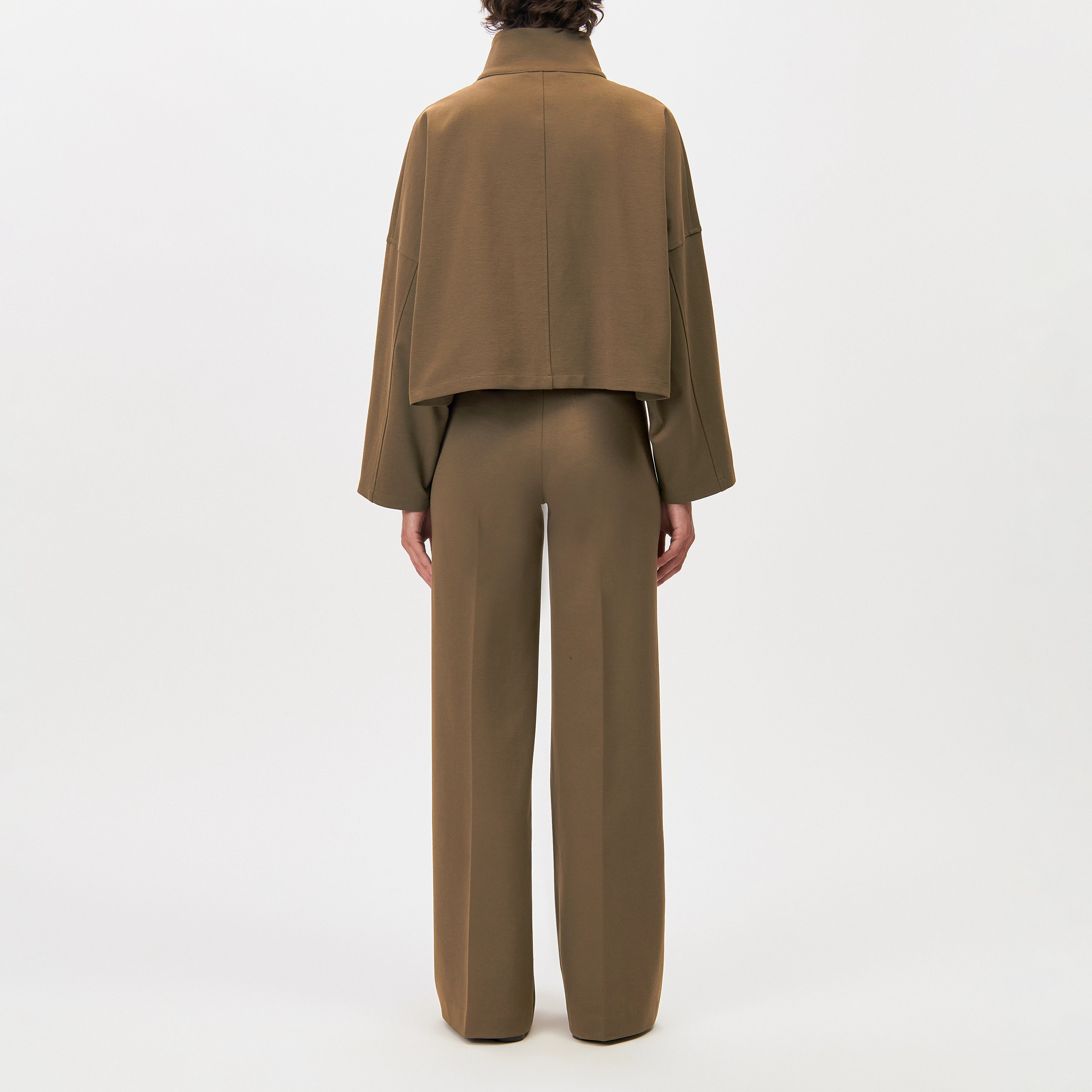 ELSTOW_1 - Veste courte oversize à col montant - women - vert - Rückansicht