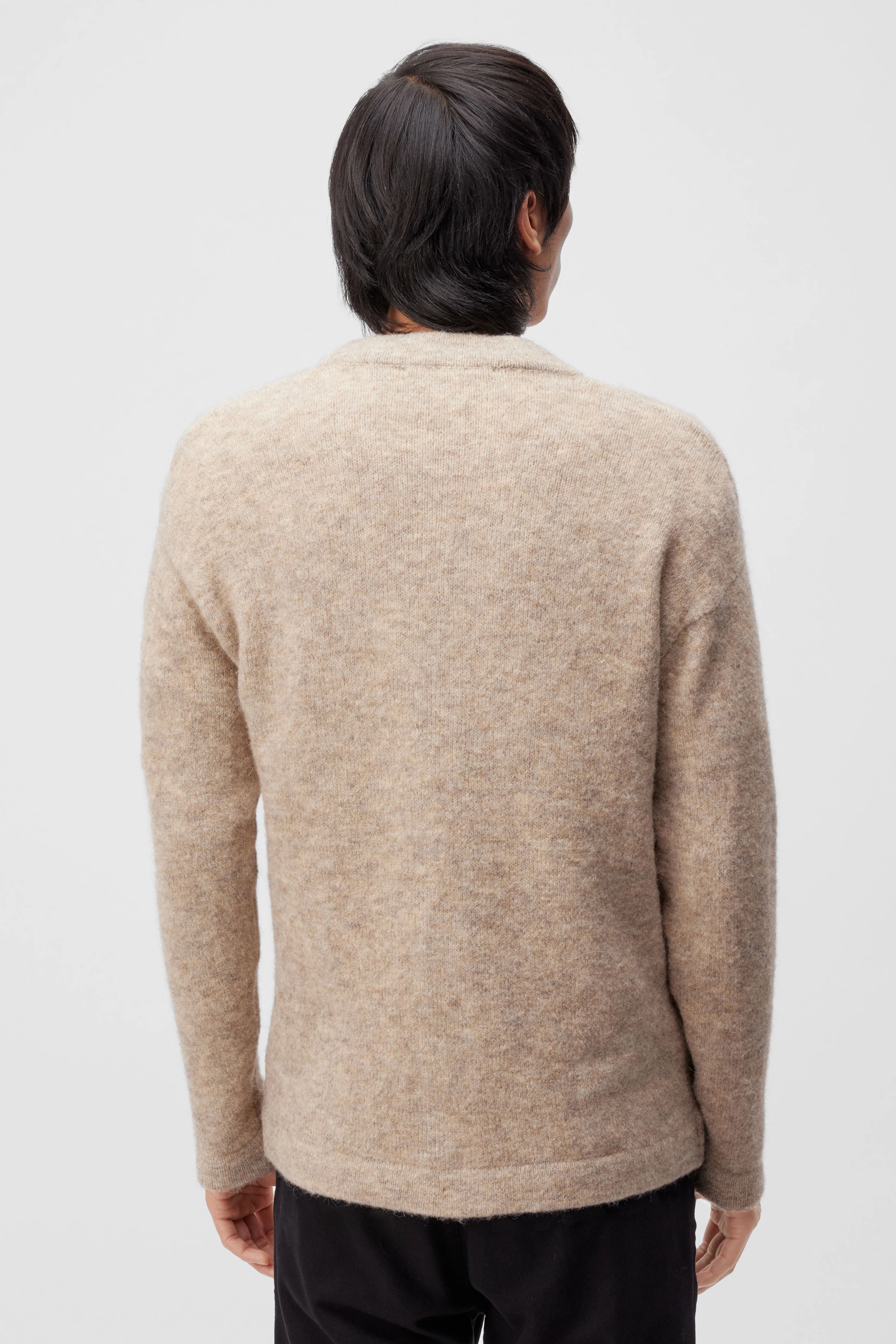 NADIR - Cardigan en bouclette doux - men - marron - Rückansicht