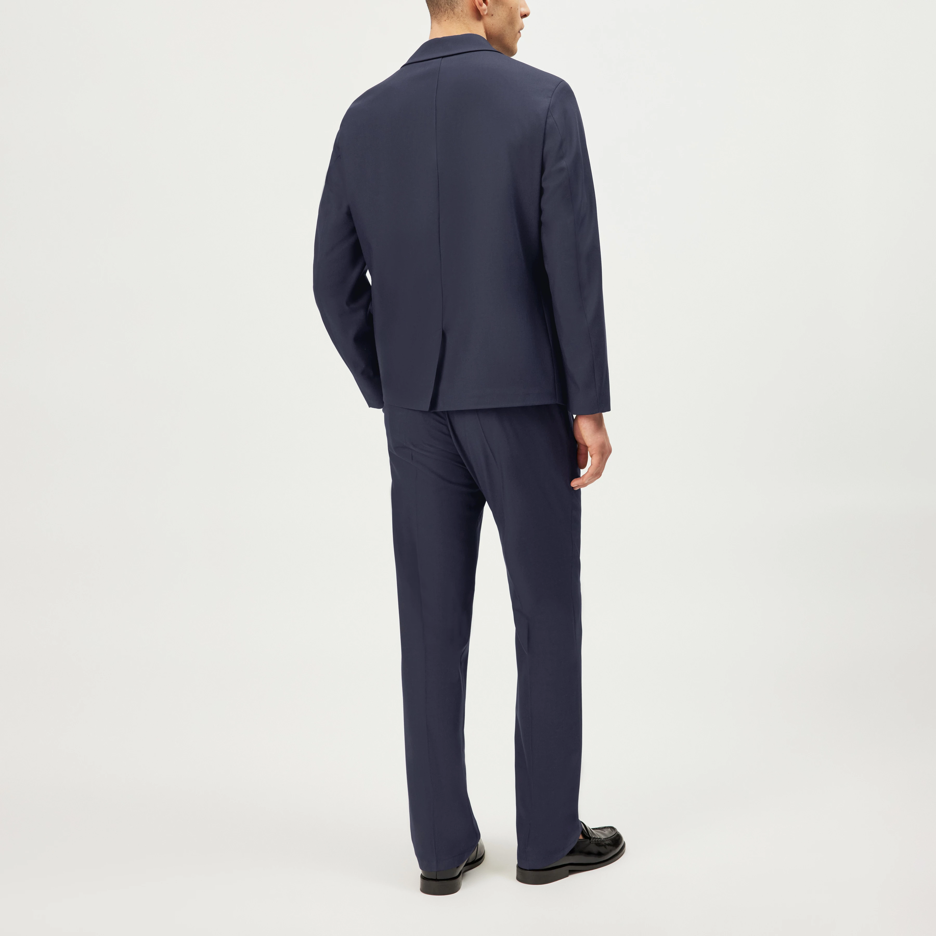 CORAY - Relaxed Fit Blazer in Wool Blend - men - blue - Rückansicht