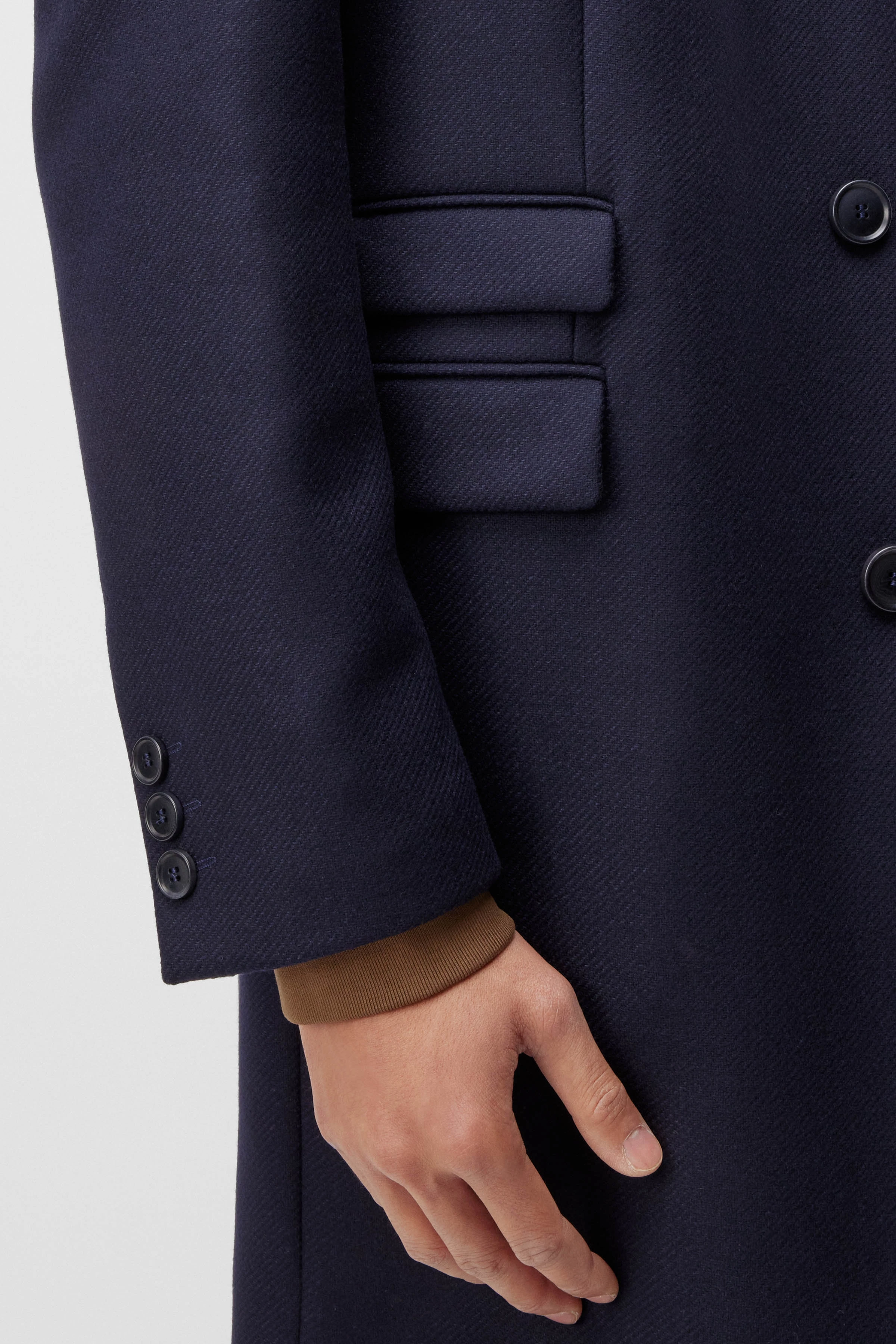 LUGO - Blazermantel in Wolle - Herren - blau - Seitenansicht