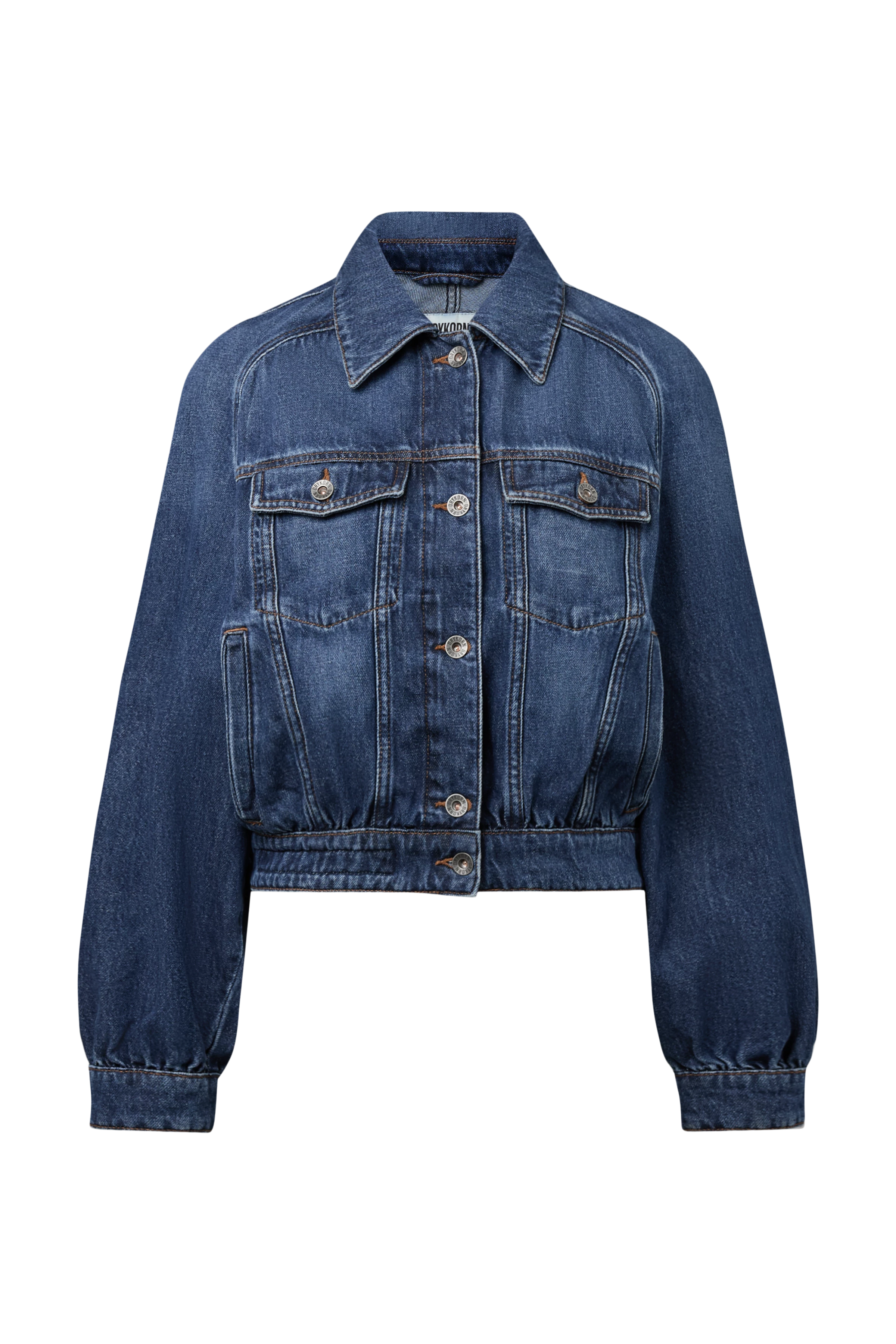 MARWICK - Relaxed fit, soft-flow denim jacket - women - blue - Freisteller Frontansicht