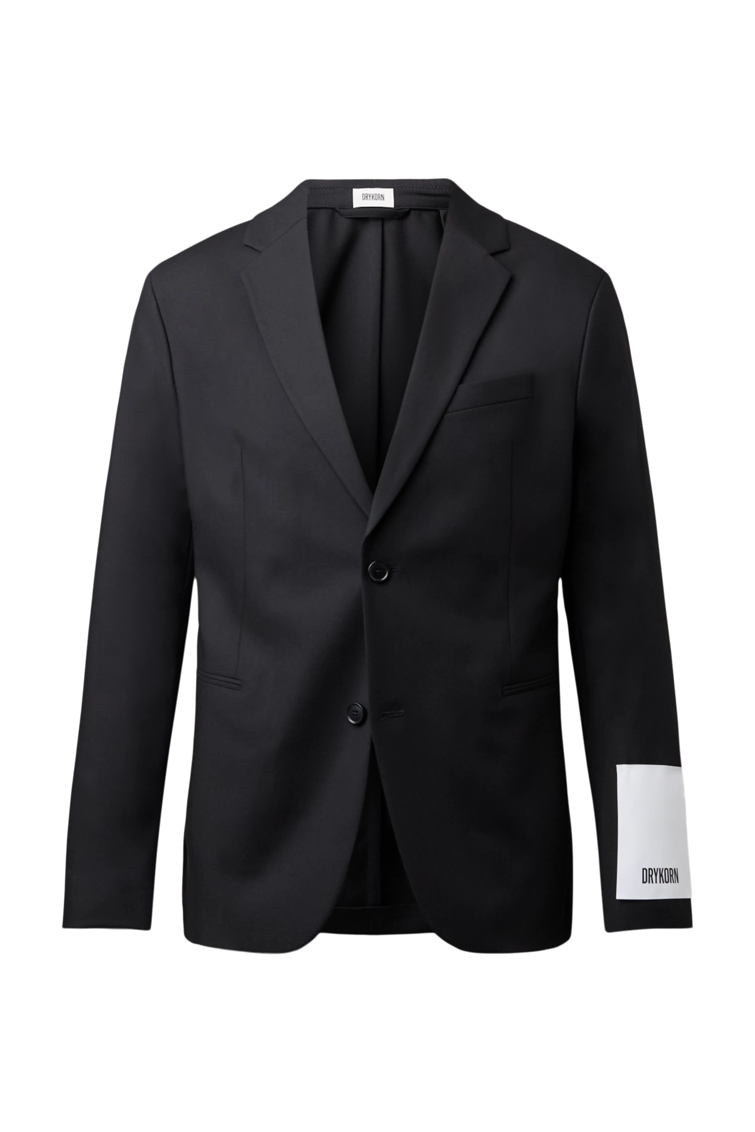 CATORY_B - Regular fit blazer in wool blend - men - black - Freisteller Frontansicht