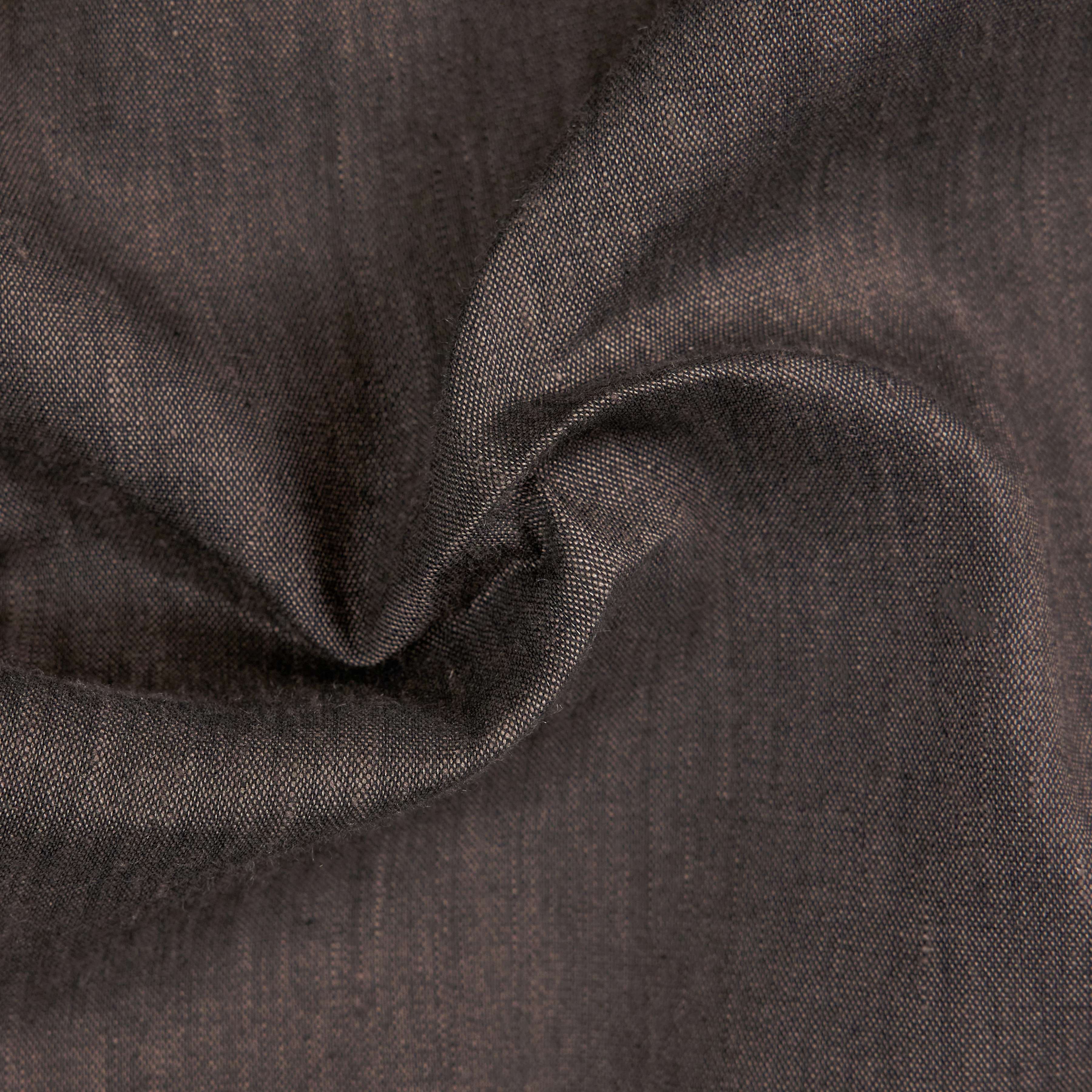 CHASY - Casual bukser med læg i hørmix - men - brun - Materialbild (B2C)