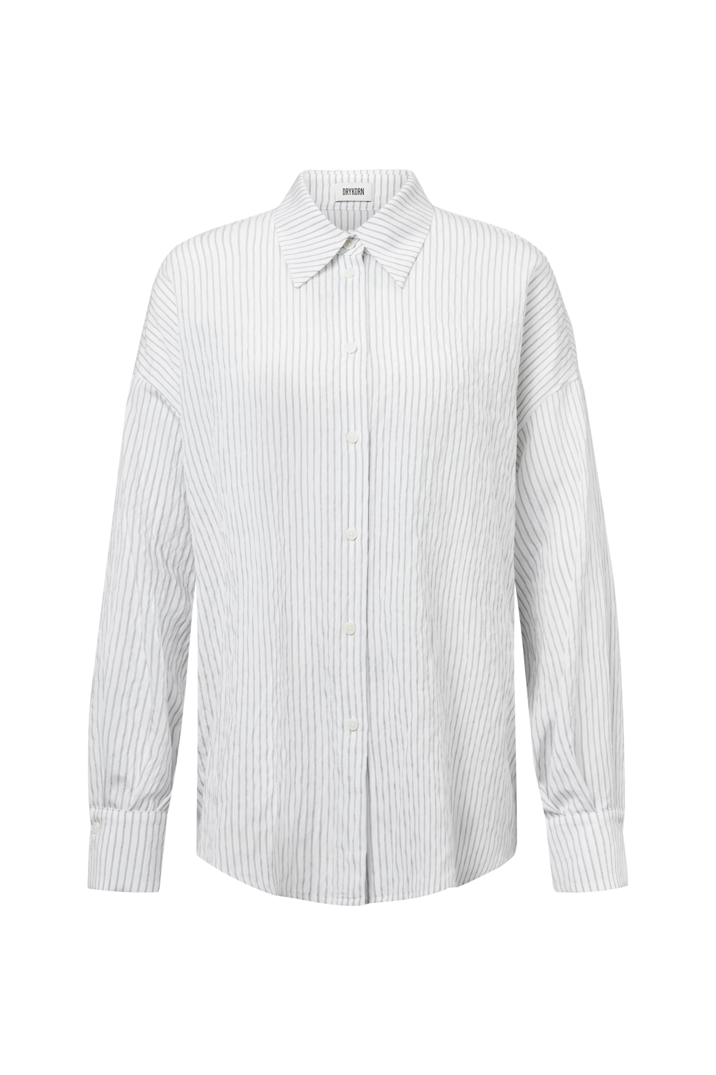 LYNDARA - Casual shirt blouse in viscose blend - women - off white - Freisteller Frontansicht