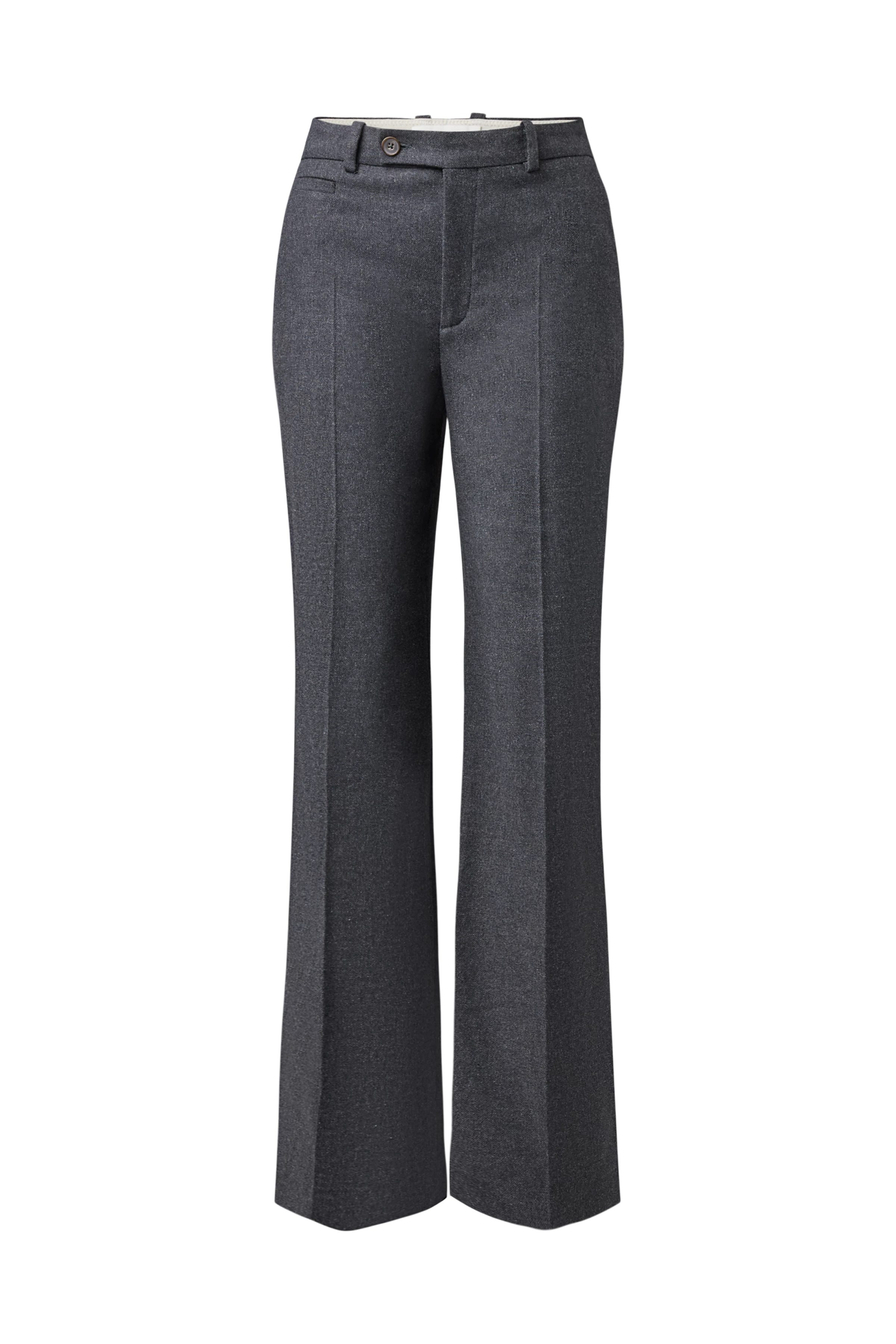 BEADLE - Regular fit trousers with a crease - women - grey - Freisteller Frontansicht