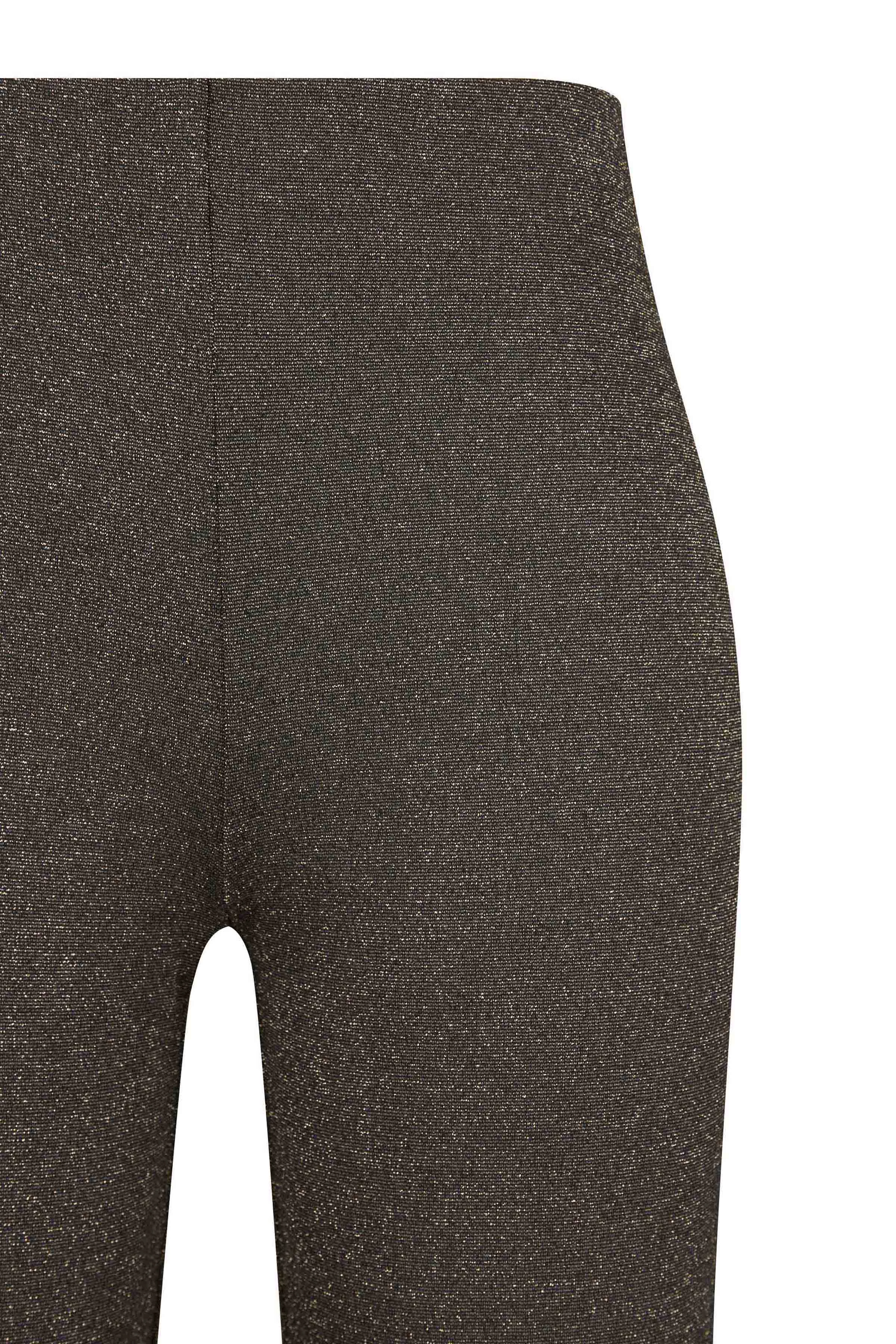 ALIVE - Schlupfhose in Glitzer Jersey - Damen - schwarz - Freisteller Detailansicht