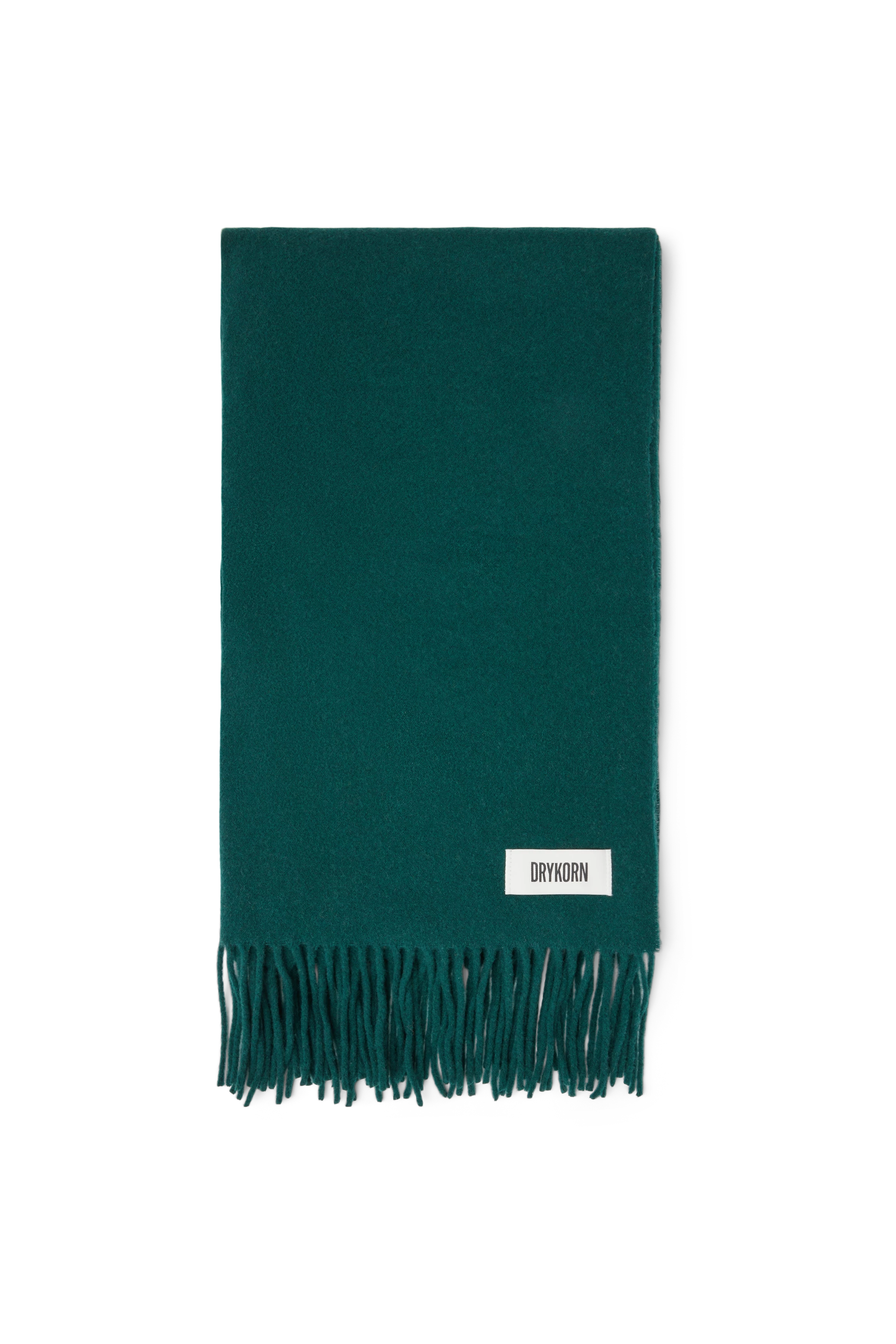 GAZE_4 - Schal in Wolltwill - Unisex - grün - Freisteller Frontansicht