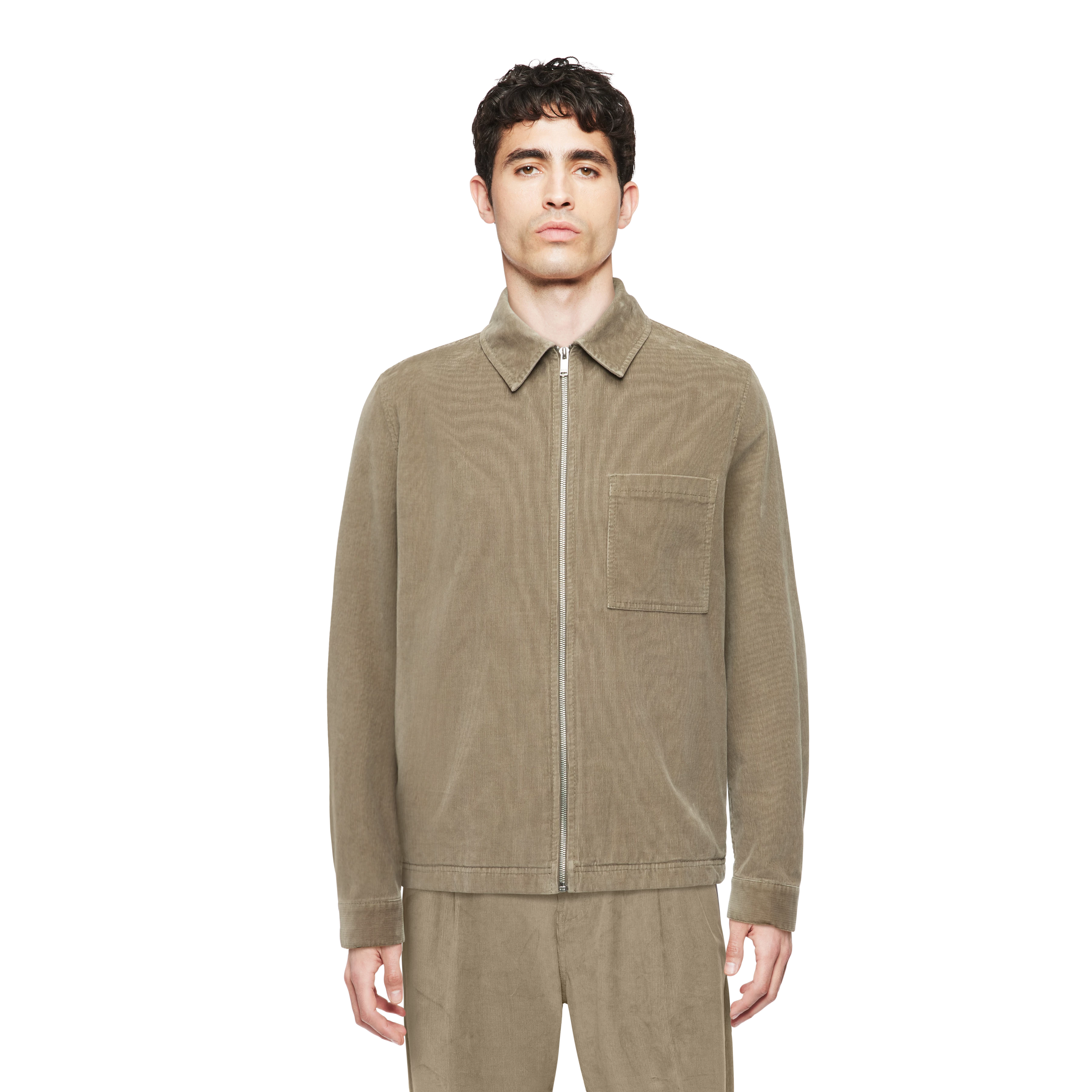 JERSON - Jacket in corduroy - men - brown - Frontansicht