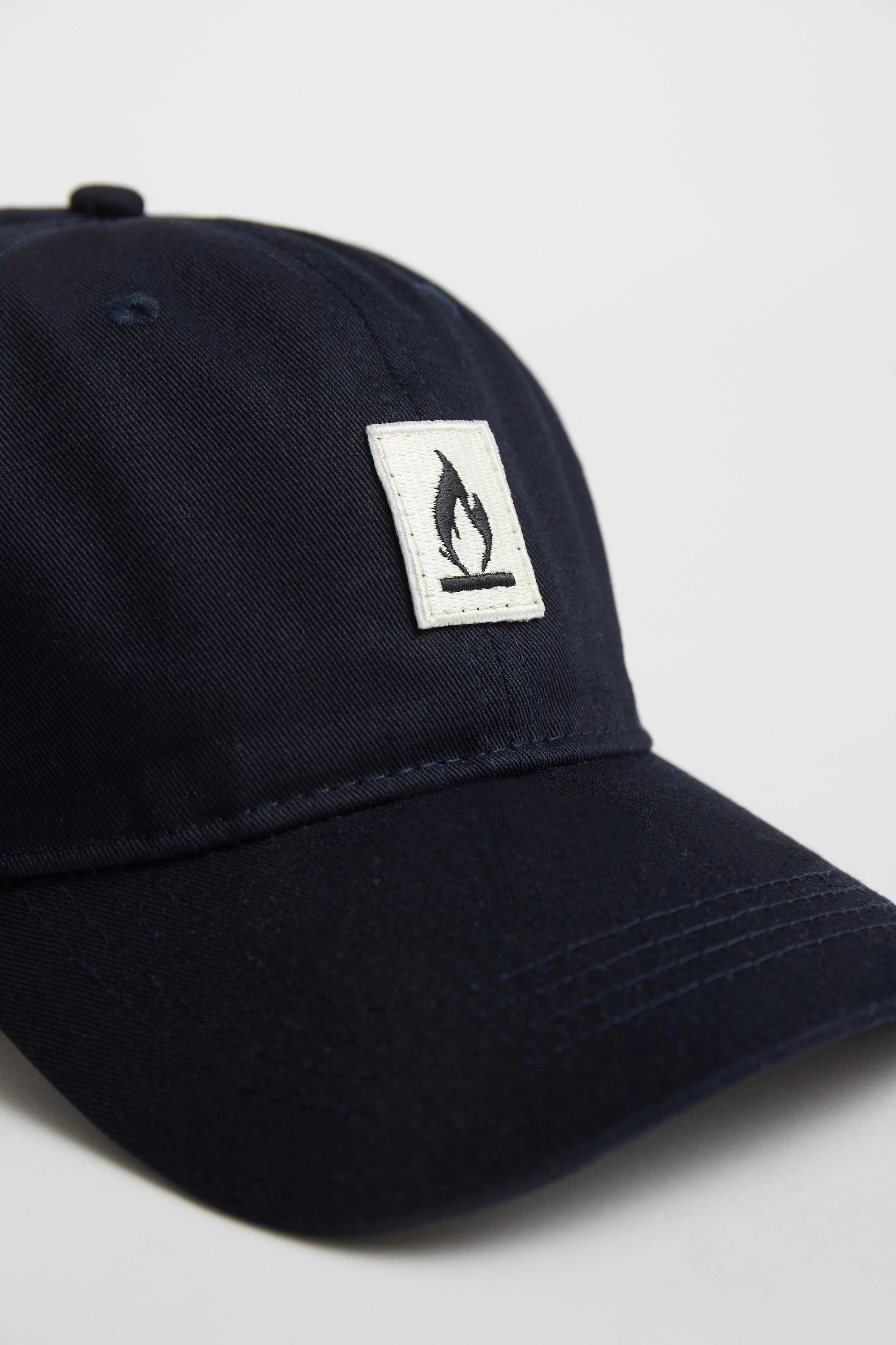 TEGG - Cap in reiner Baumwolle - Unisex - blau - Freisteller Rückansicht