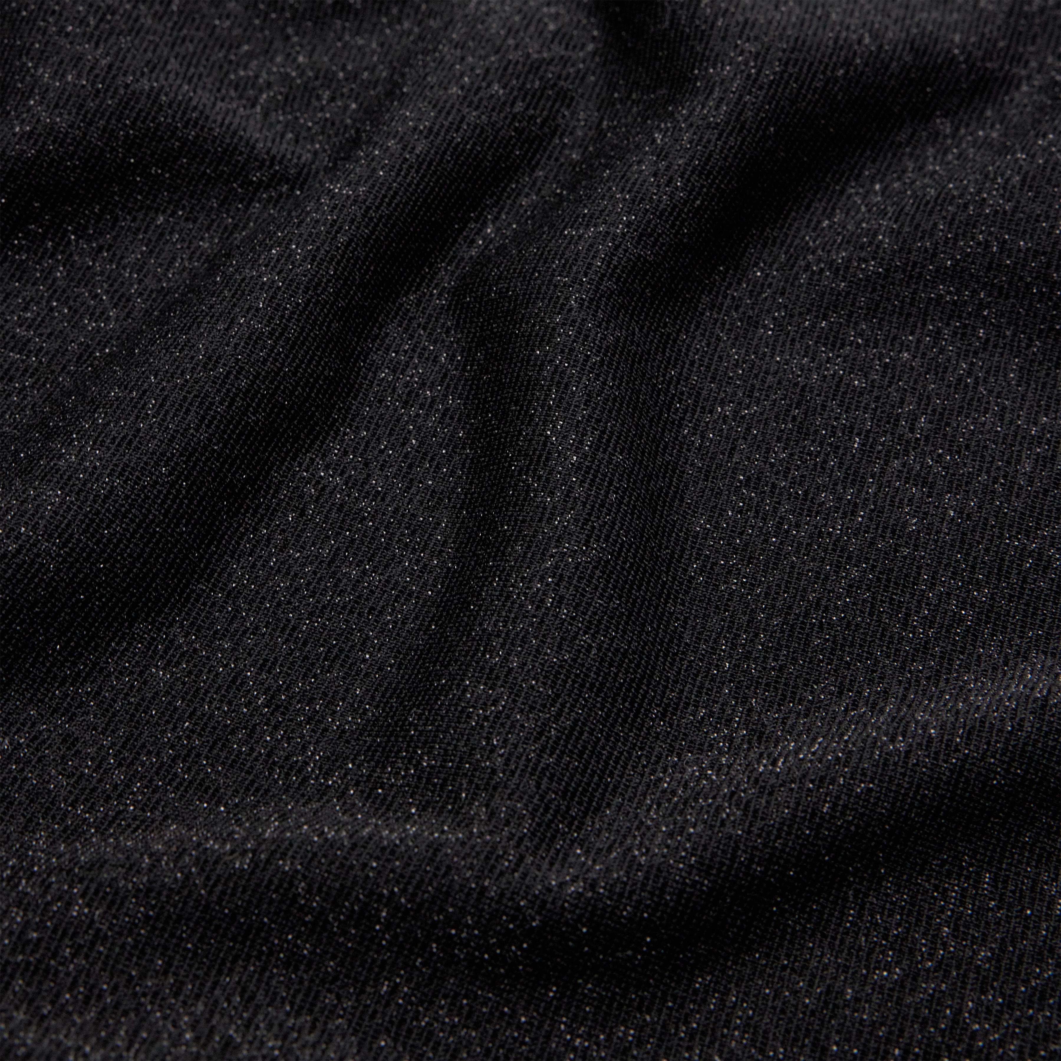 OLINA - Tanktop mit Rundhals in Lurex-Jersey - Damen - schwarz - Materialbild (B2C)