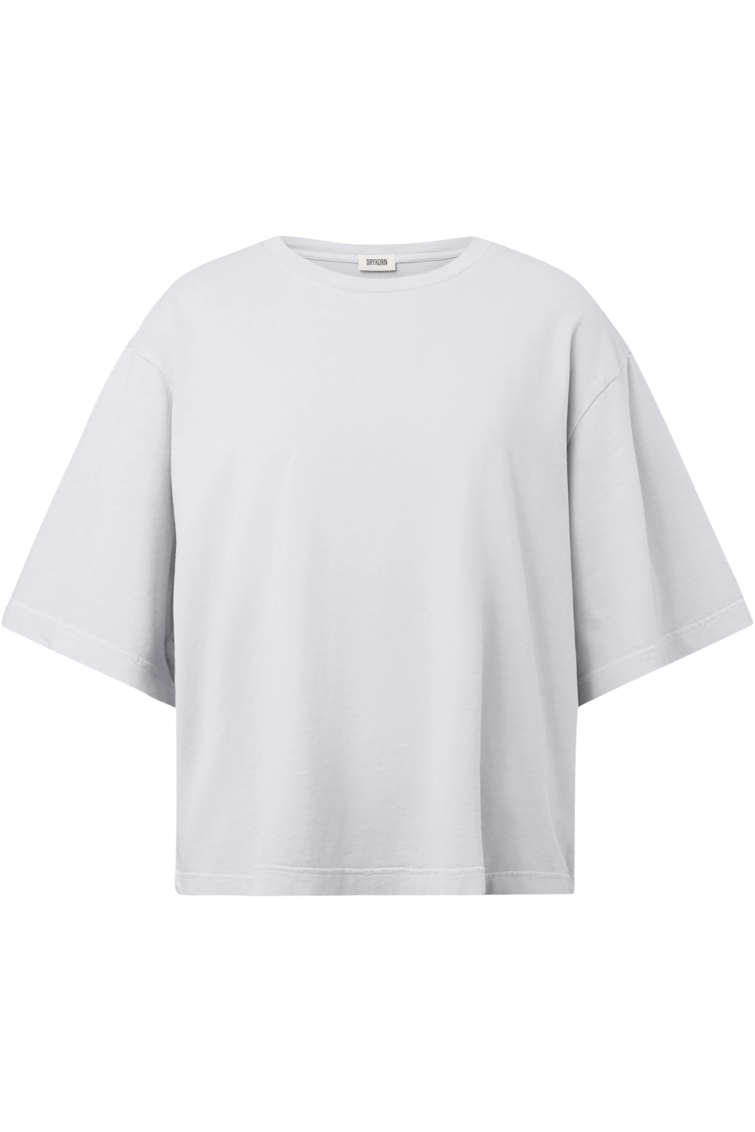 PINARA - T-shirt oversize ample en coton pur - women - gris - Freisteller Frontansicht