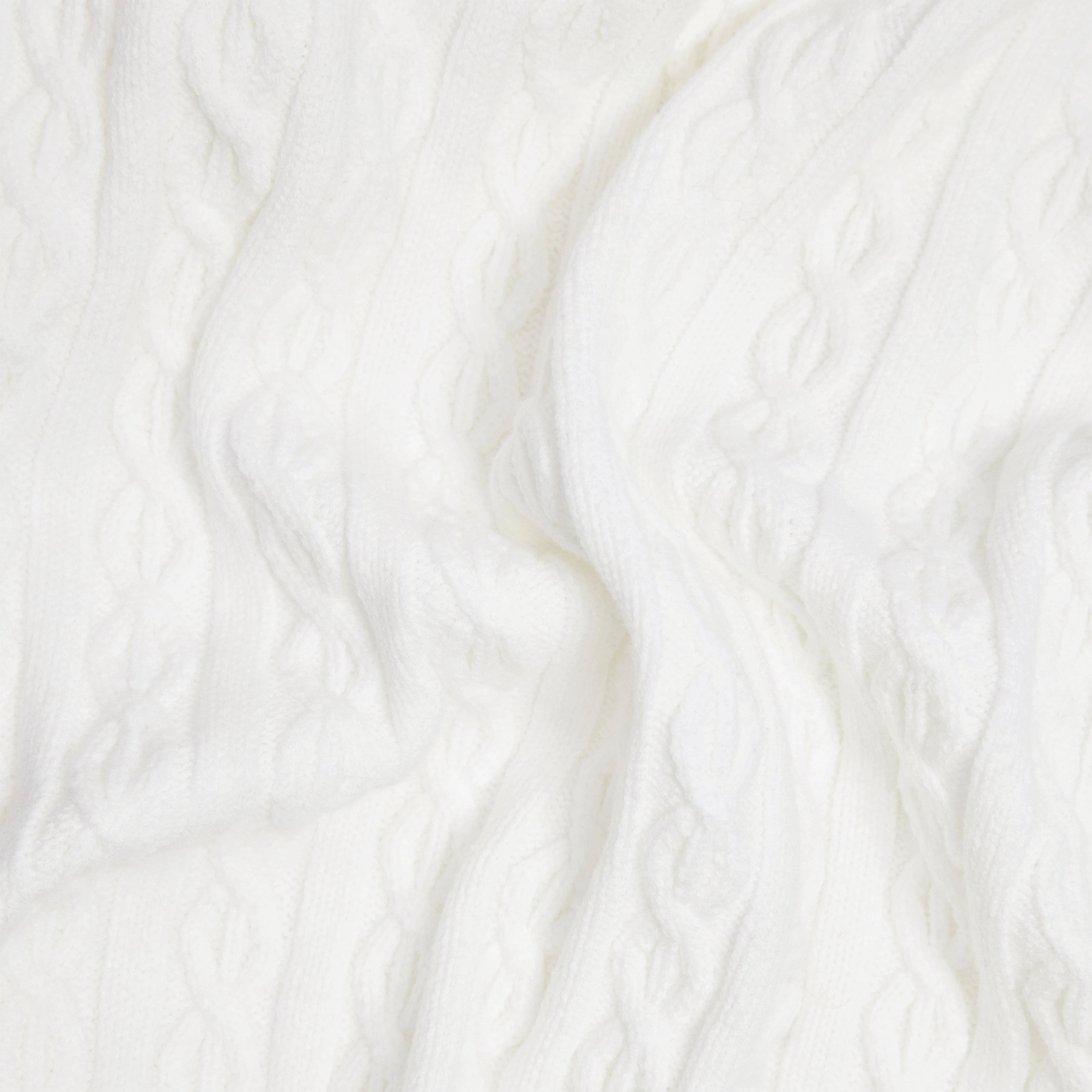 EDDARD - Pullover mit Stehkragen in Baumwoll-Mix - Herren - off white - Materialbild (B2C)