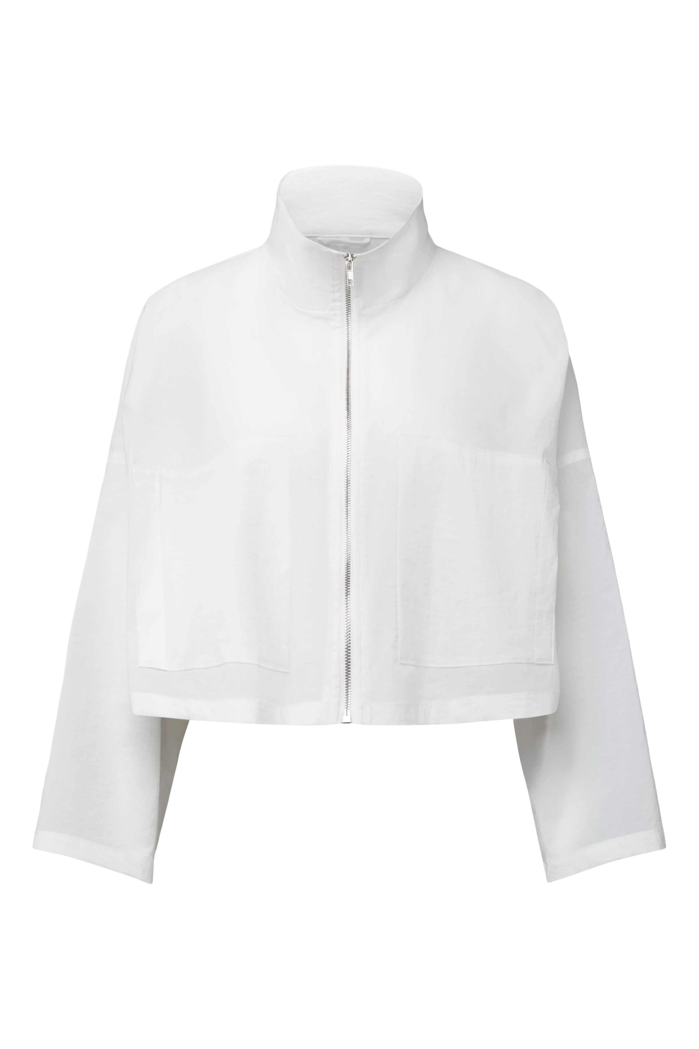 ELSTOW_1 - Oversized jacket made of techno fabric - women - off white - Freisteller Frontansicht