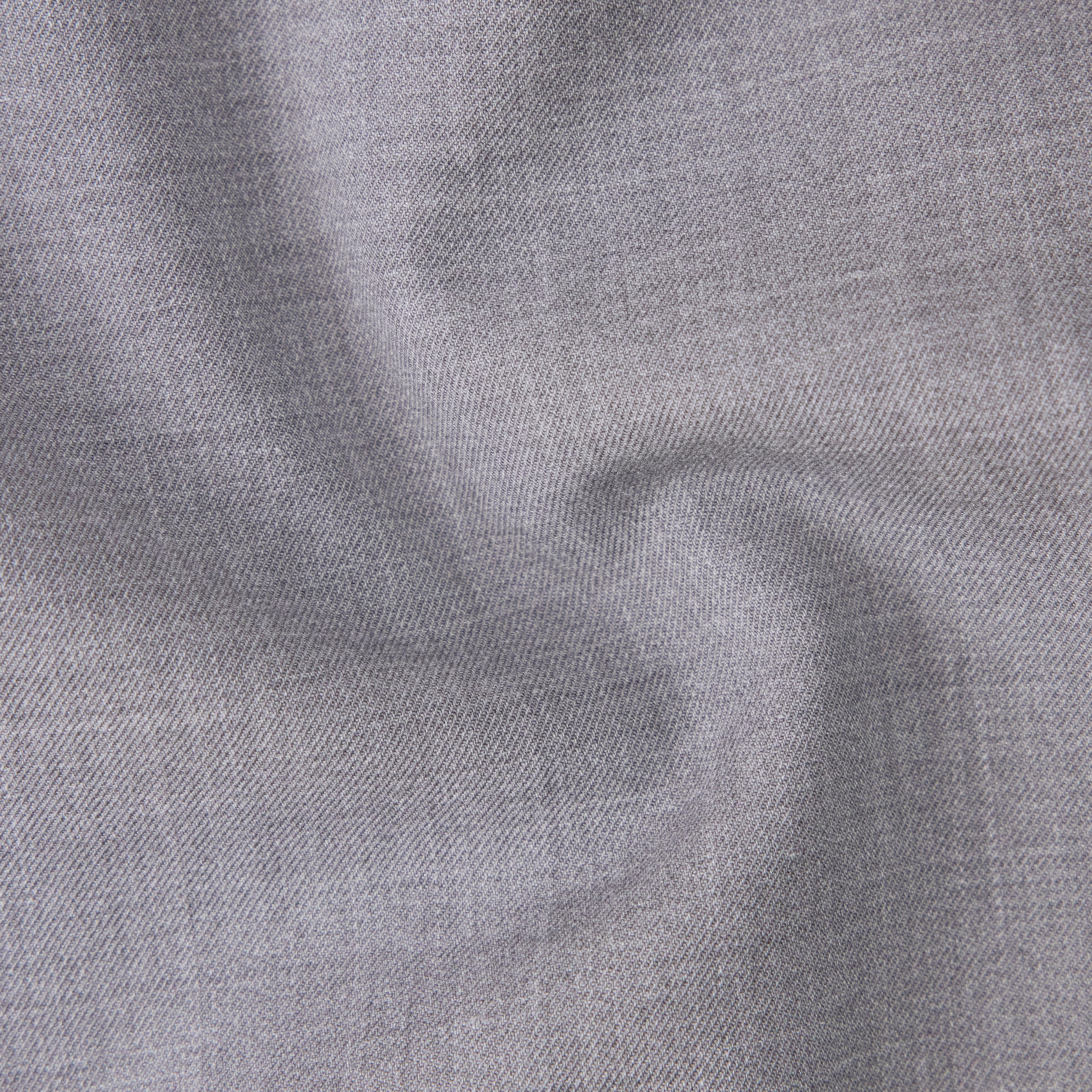 LEEK_WIDE - Relaxed fit pleated trousers in gabardine - men - grey - Materialbild (B2C)