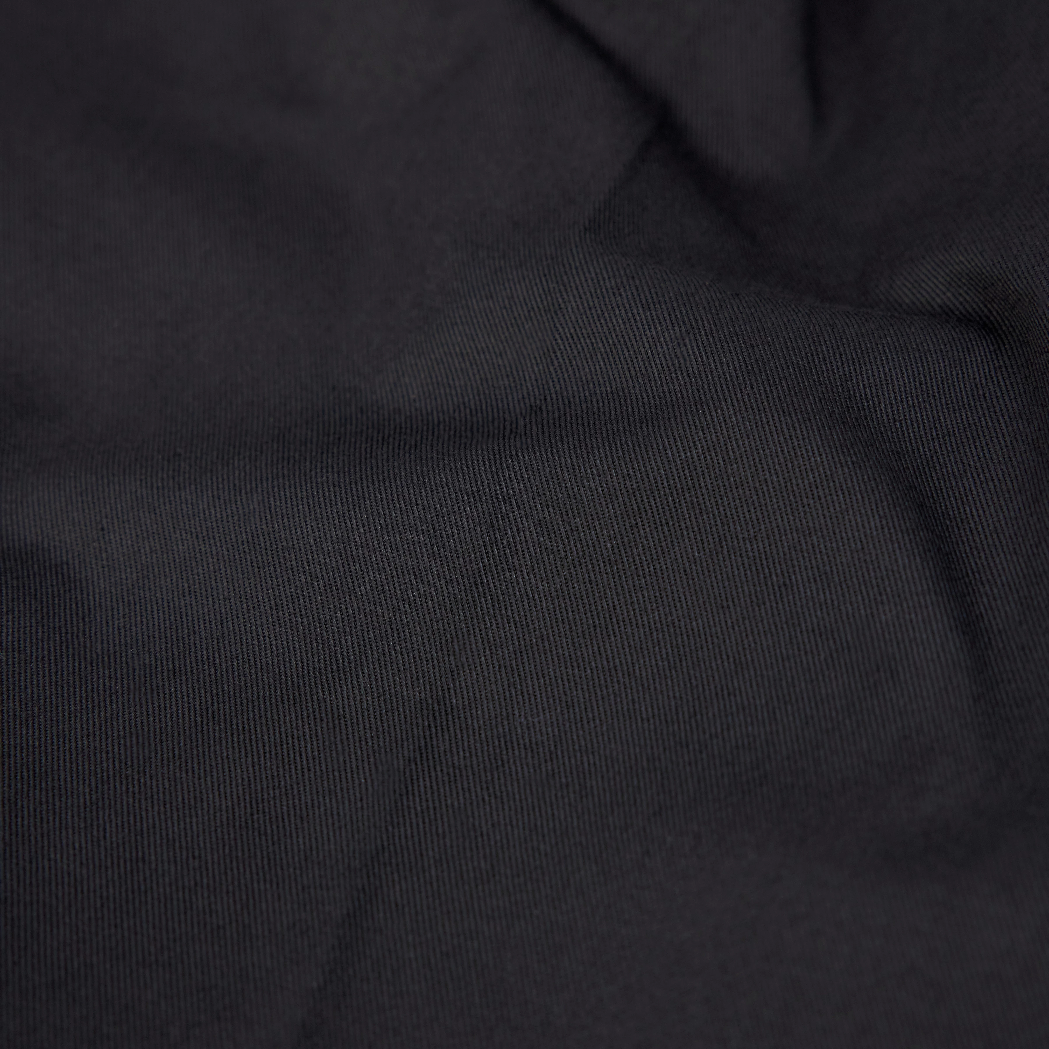 CHASY - Pantalon casual à pinces en gabardine de coton - men - noir - Materialbild (B2C)