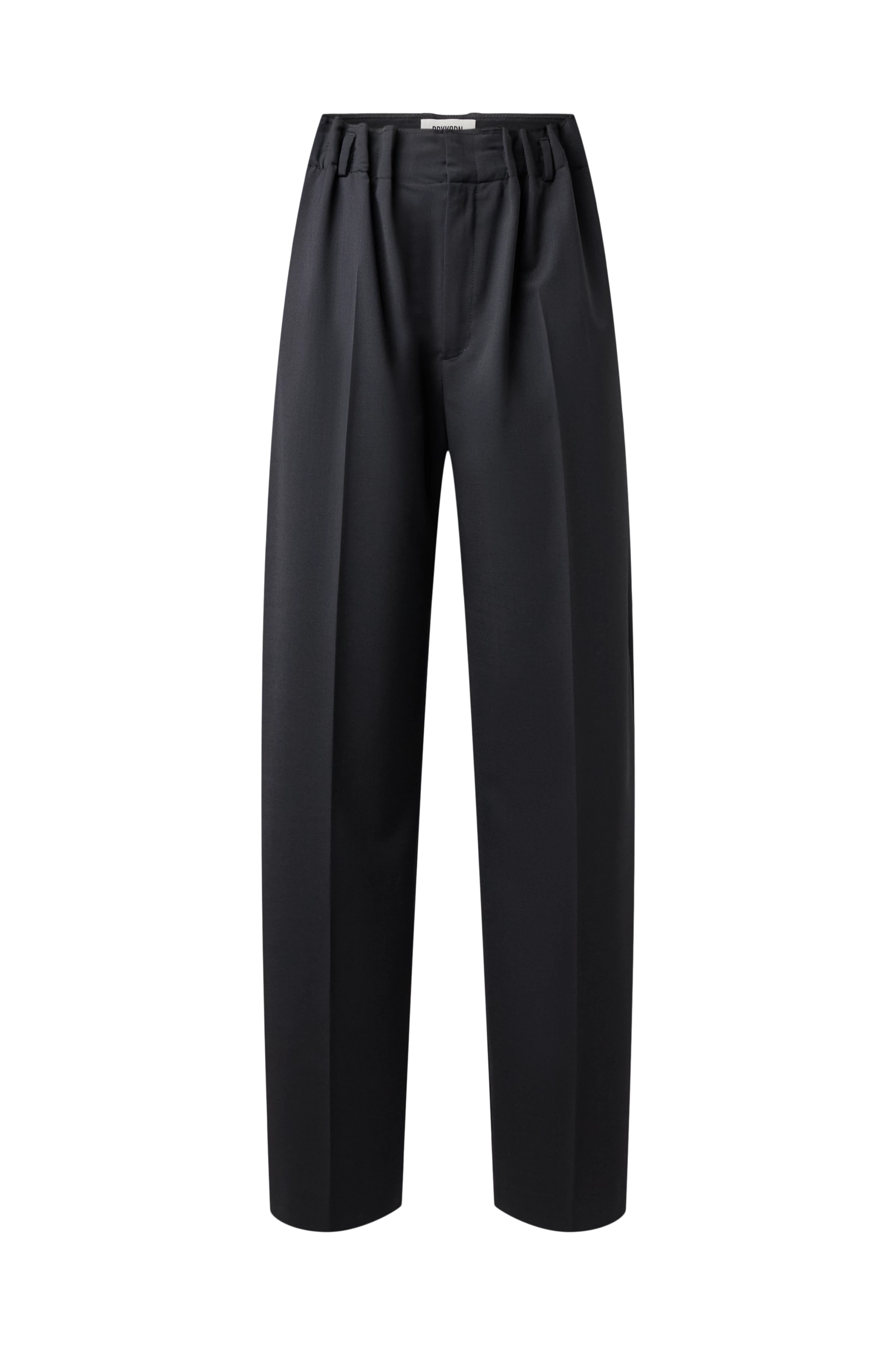 ELIDE - Wide pleated wool trousers - women - black - Freisteller Frontansicht
