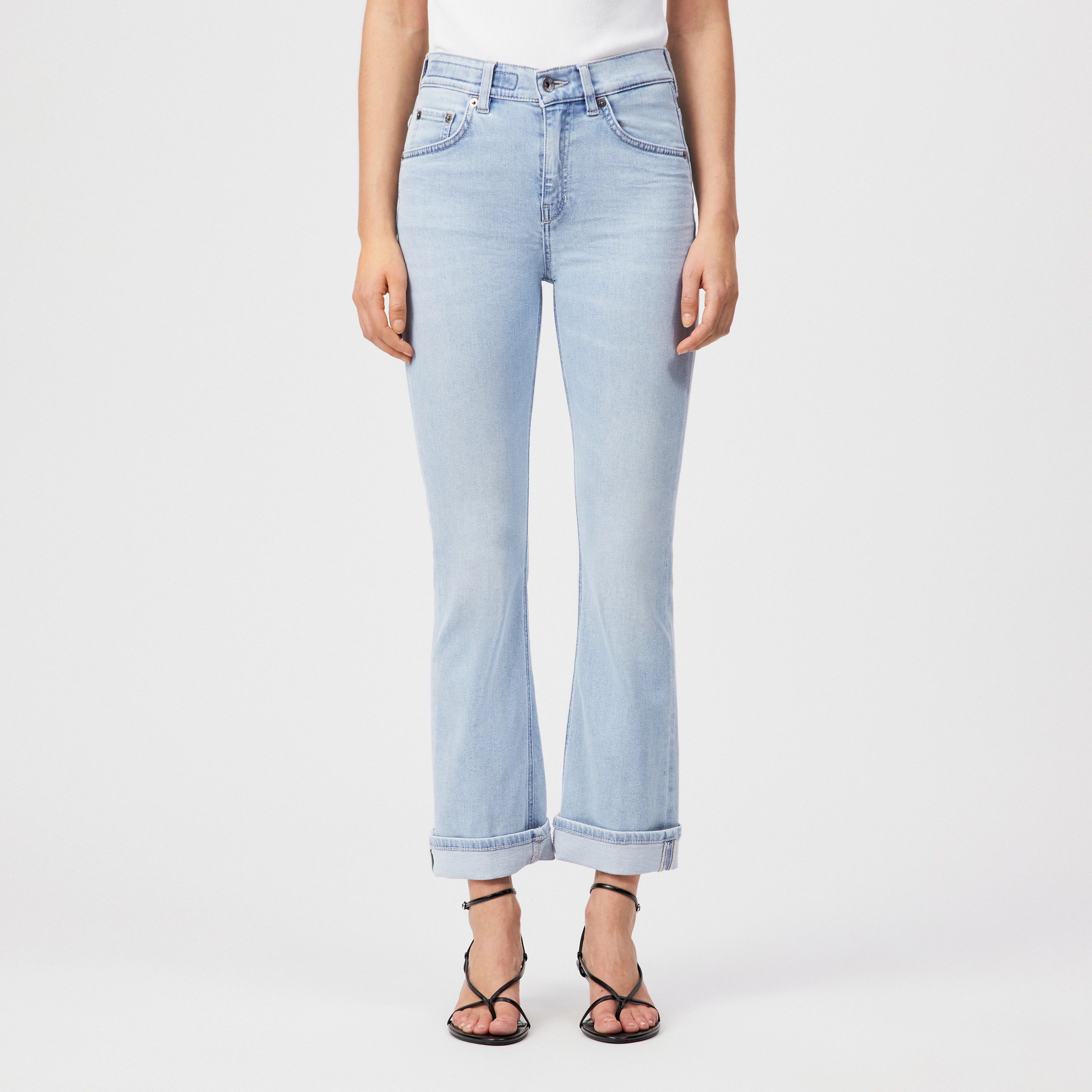 DULY - Slim Fit Jeans in Denim - women - blue - Frontansicht