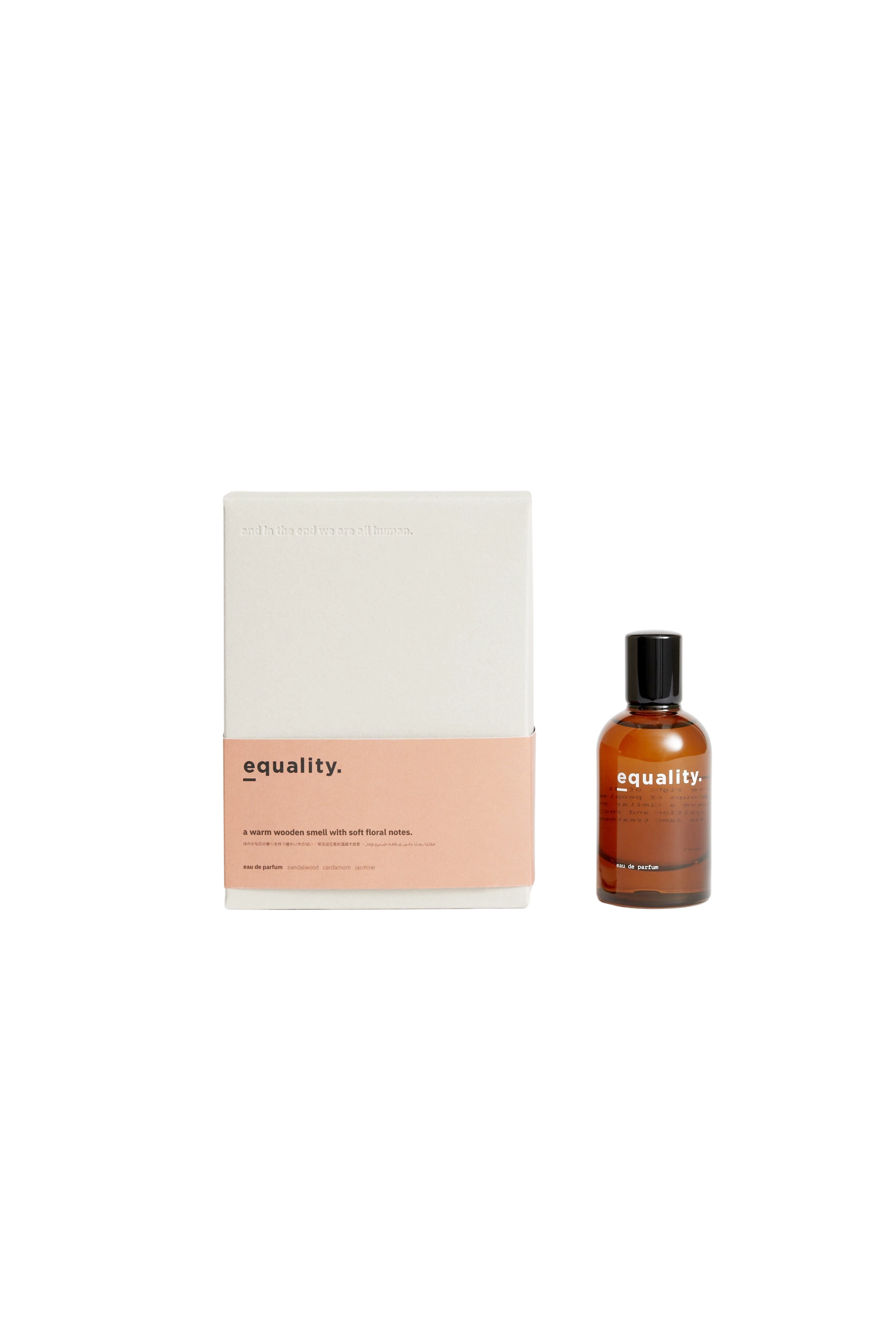 EQUALITY EAU DE PARFUM - EQUALITY parfum - unisex - brown - Freisteller Frontansicht
