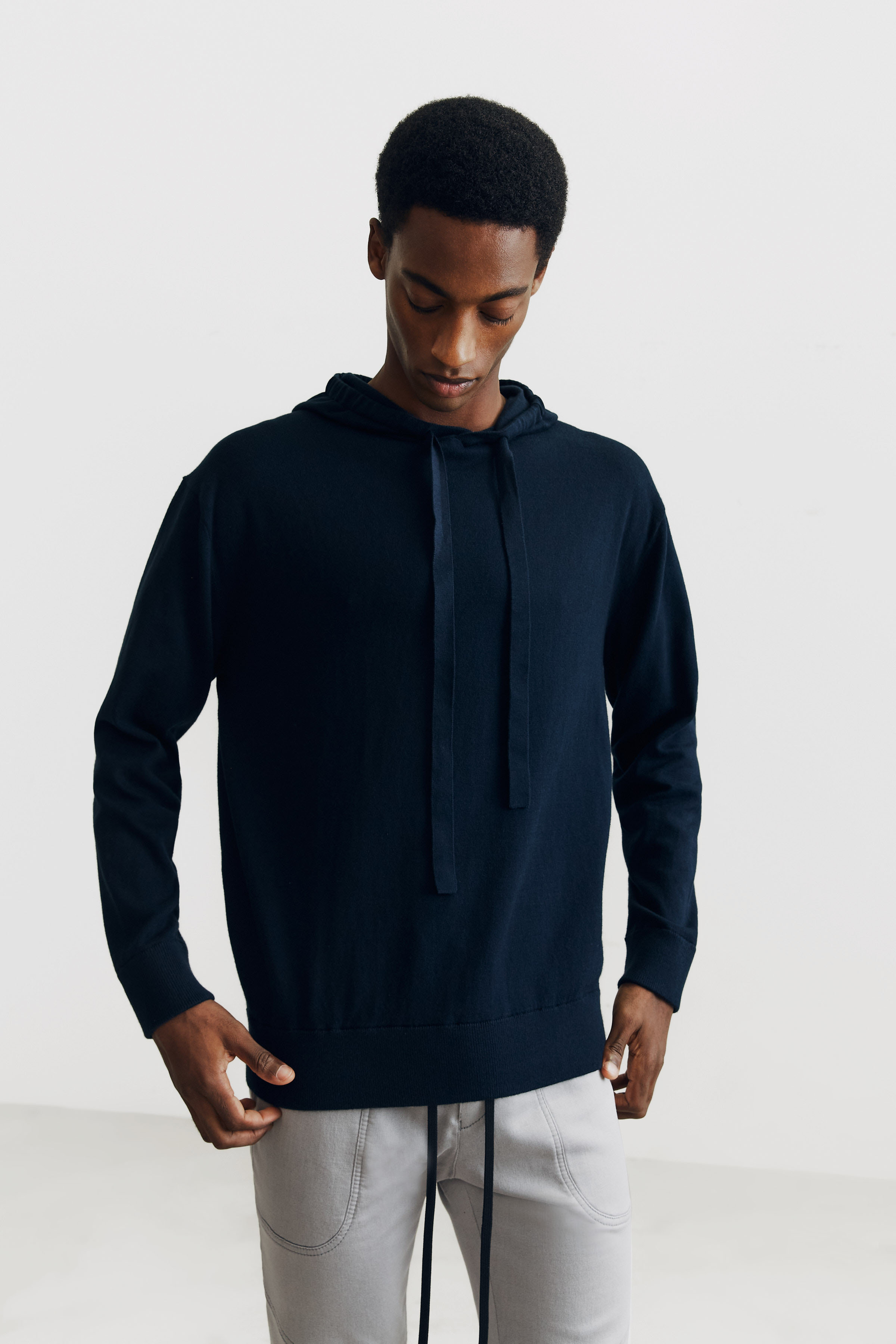 cotton-cashmere hoodie FINDUS online at DRYKORN