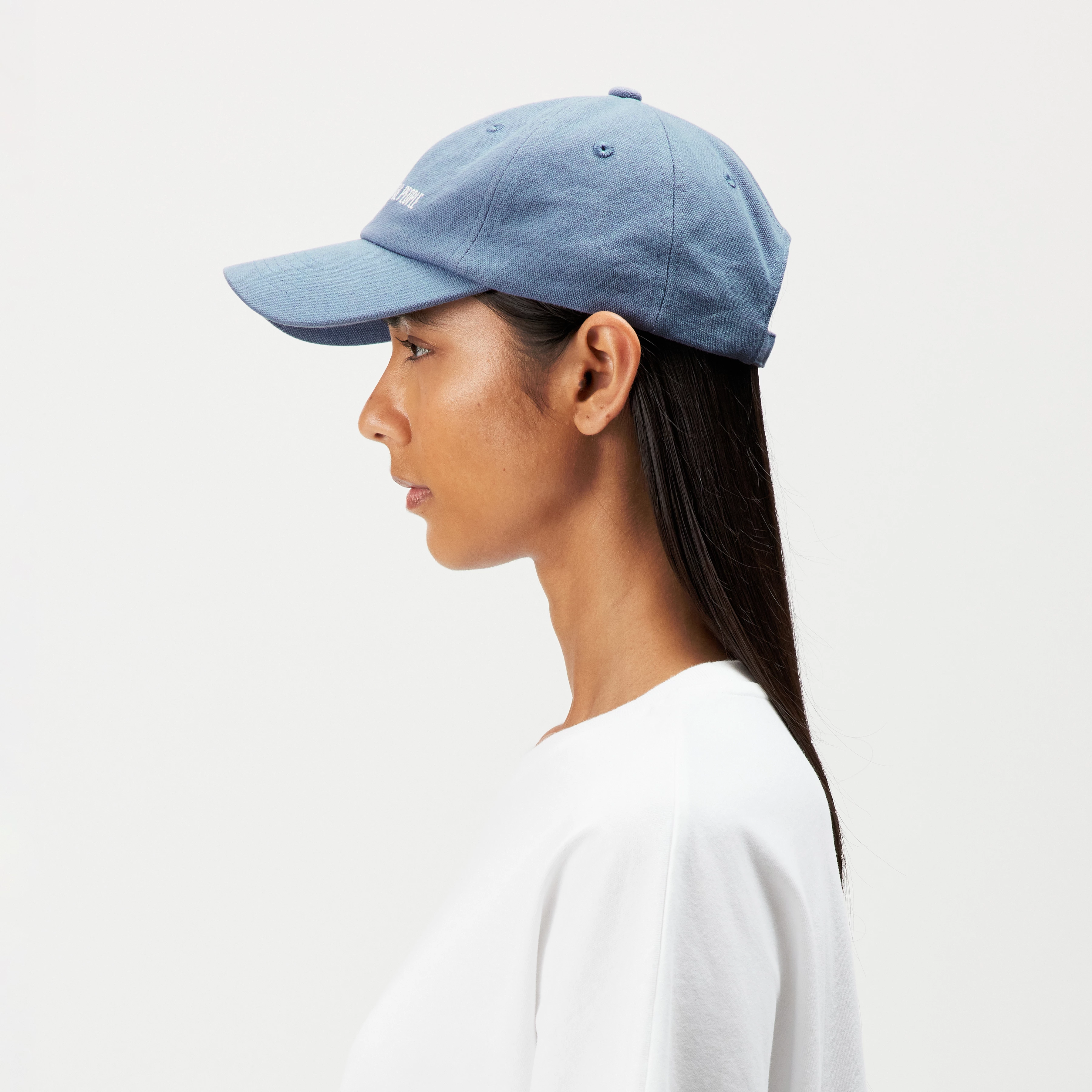 JESPER - Pet in katoen - unisex - blauw - Ganzkörper-Frontansicht