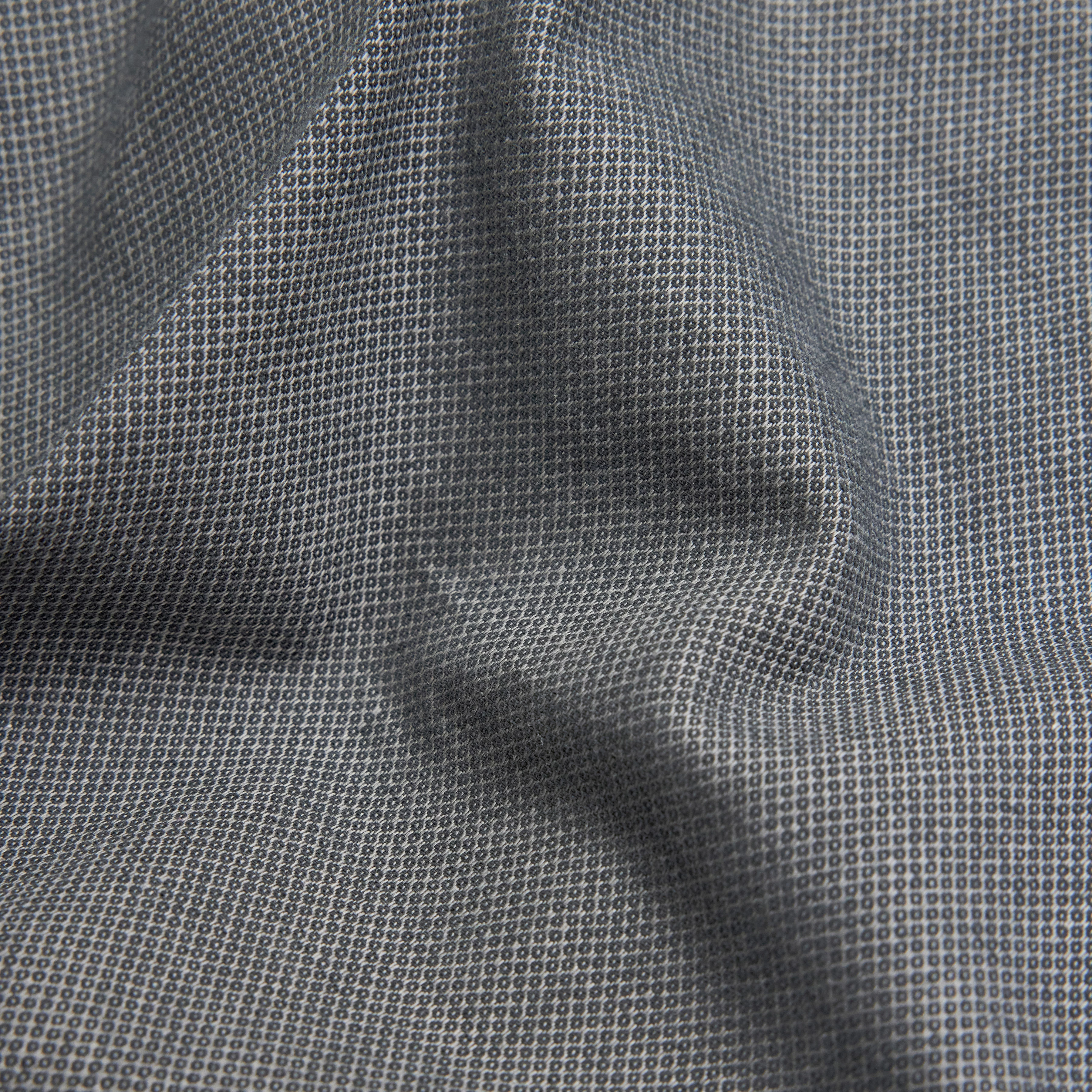 AJEND - Konfektionierte Hose in Baumwoll-Mix - Herren - grau - Materialbild (B2C)