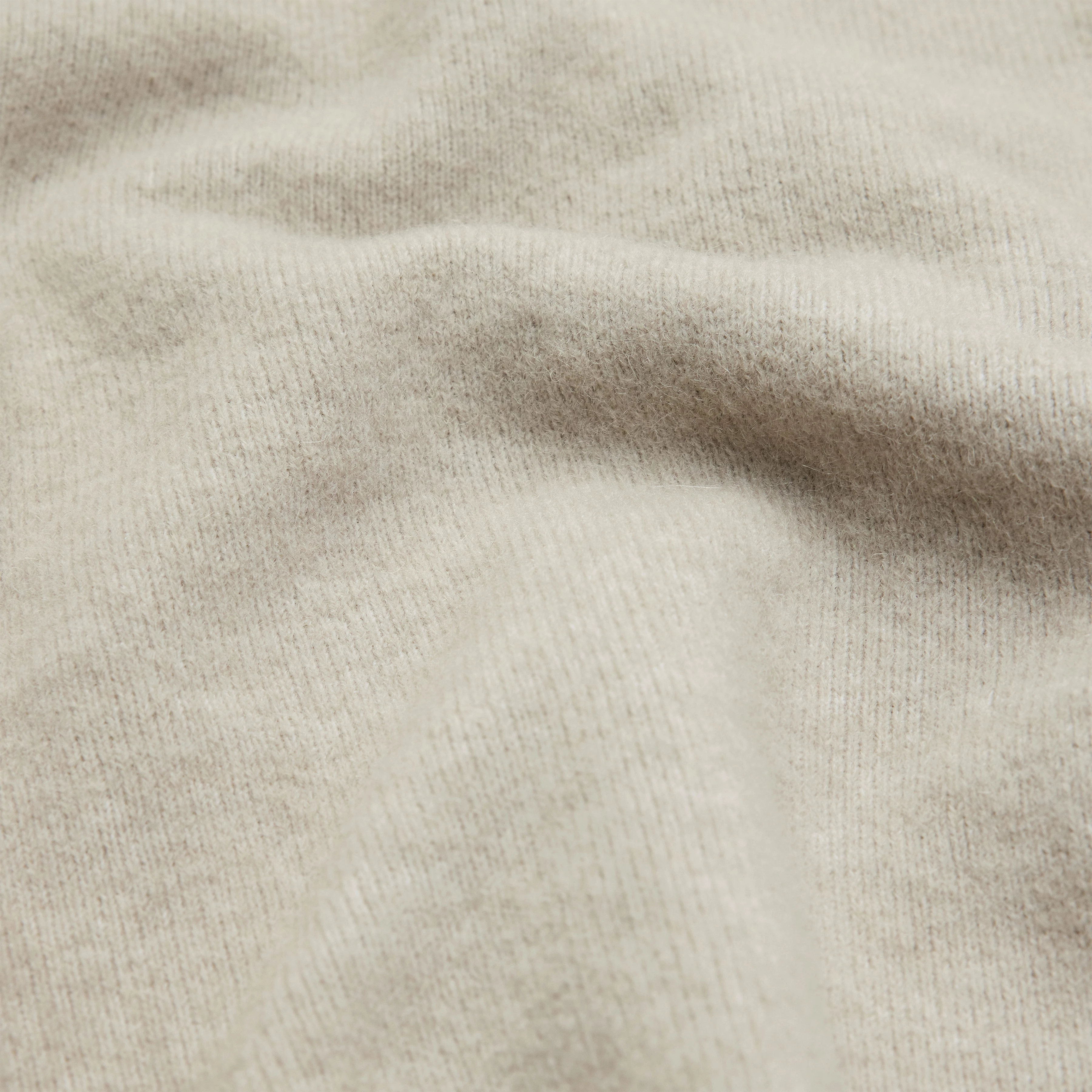 PEMIRI - Pullover mit Raglanärmeln in Alpaka-Mix - Damen - beige - Materialbild (B2C)