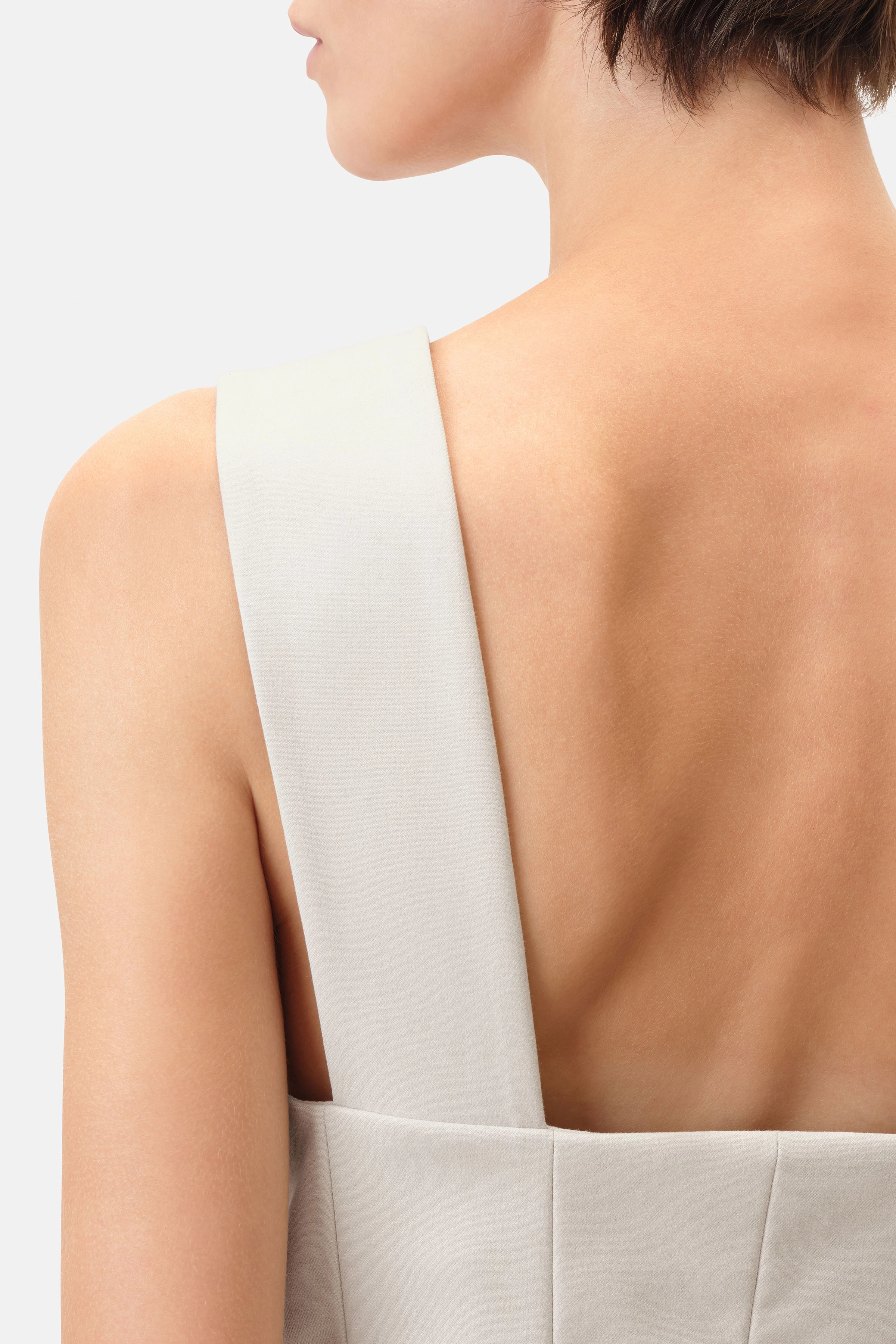 BALSCOTE - Westentop in softem Flanell - Damen - beige - Seitenansicht