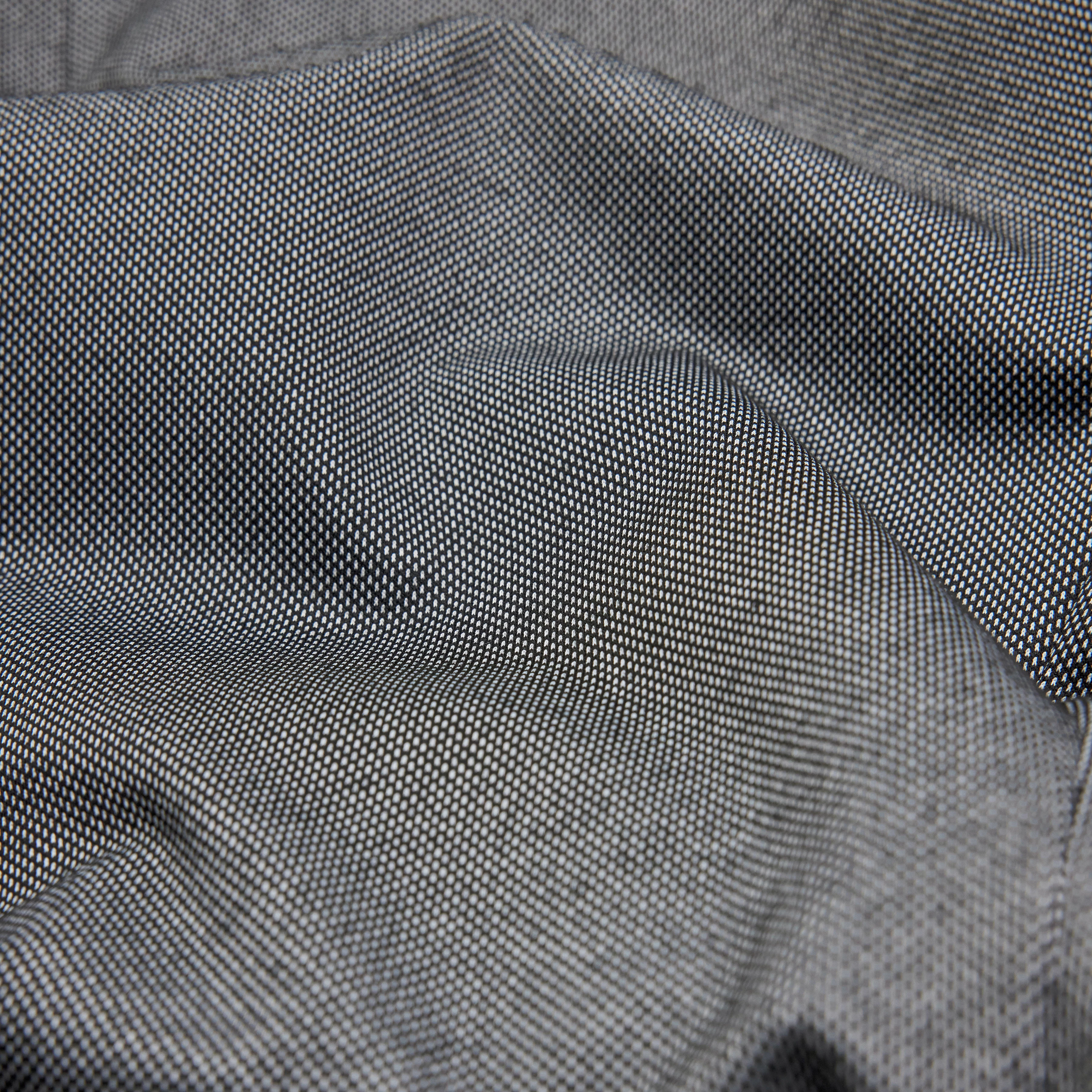 CHASY - Casual Hose mit Bundfalte in Jersey mit Dessin - Herren - schwarz - Materialbild (B2C)