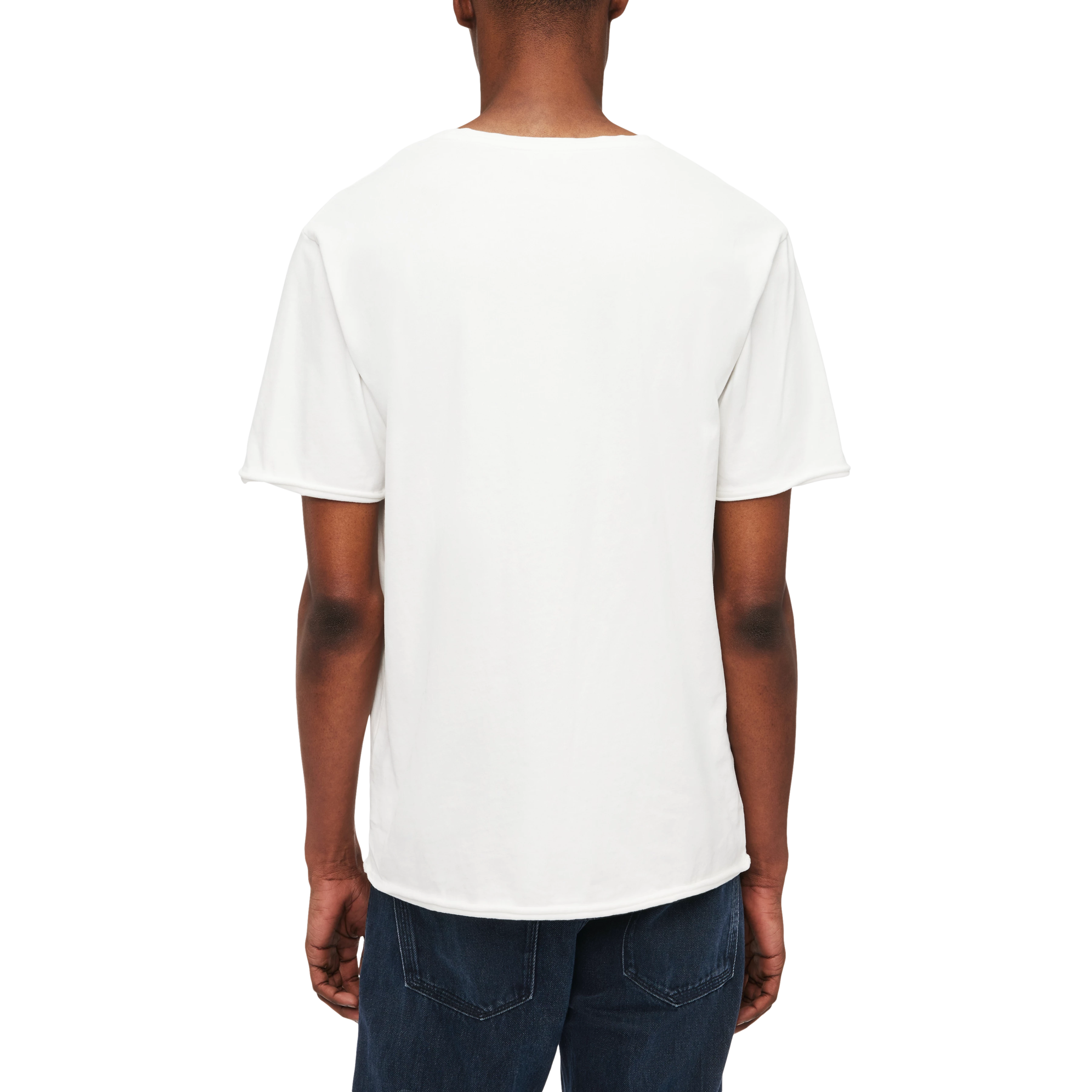 KENDRICK_2 - Loose T-shirt in soft jersey - men - off white - Rückansicht