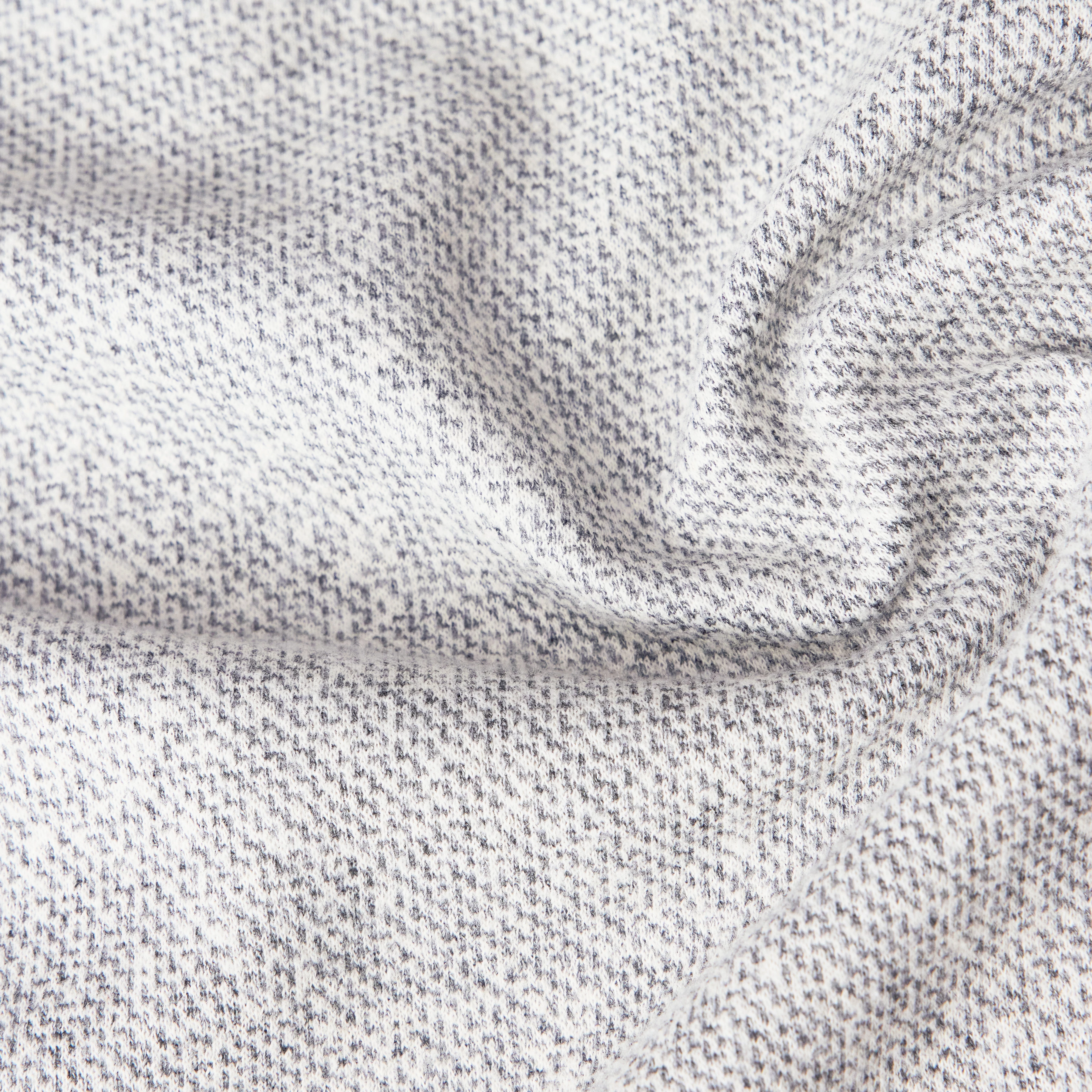 ELSTOW_1 - Oversized patterned jersey jacket - women - grey - Materialbild (B2C)