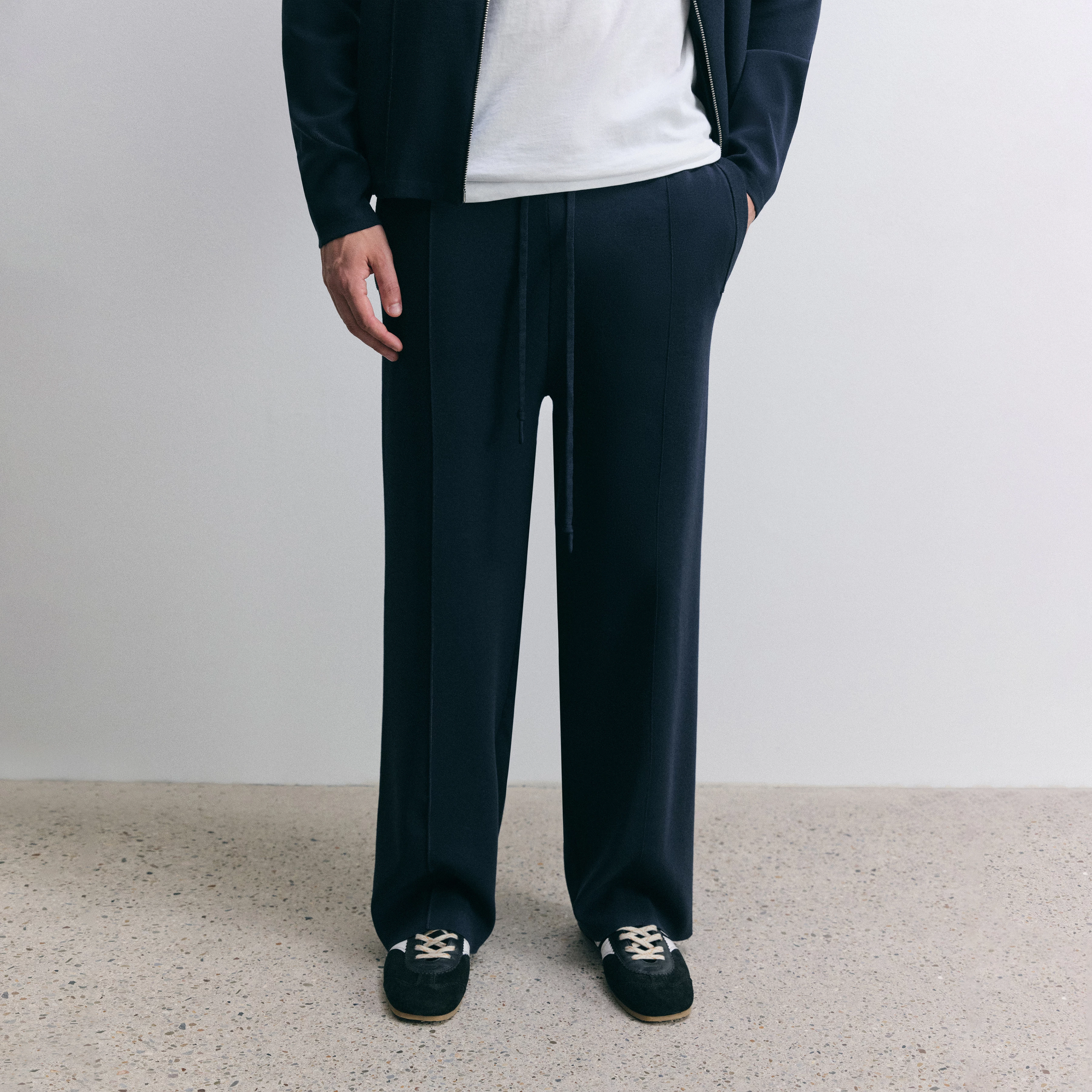 SAMUELOS - Pull-On Hose in Baumwoll-Mix - Herren - blau