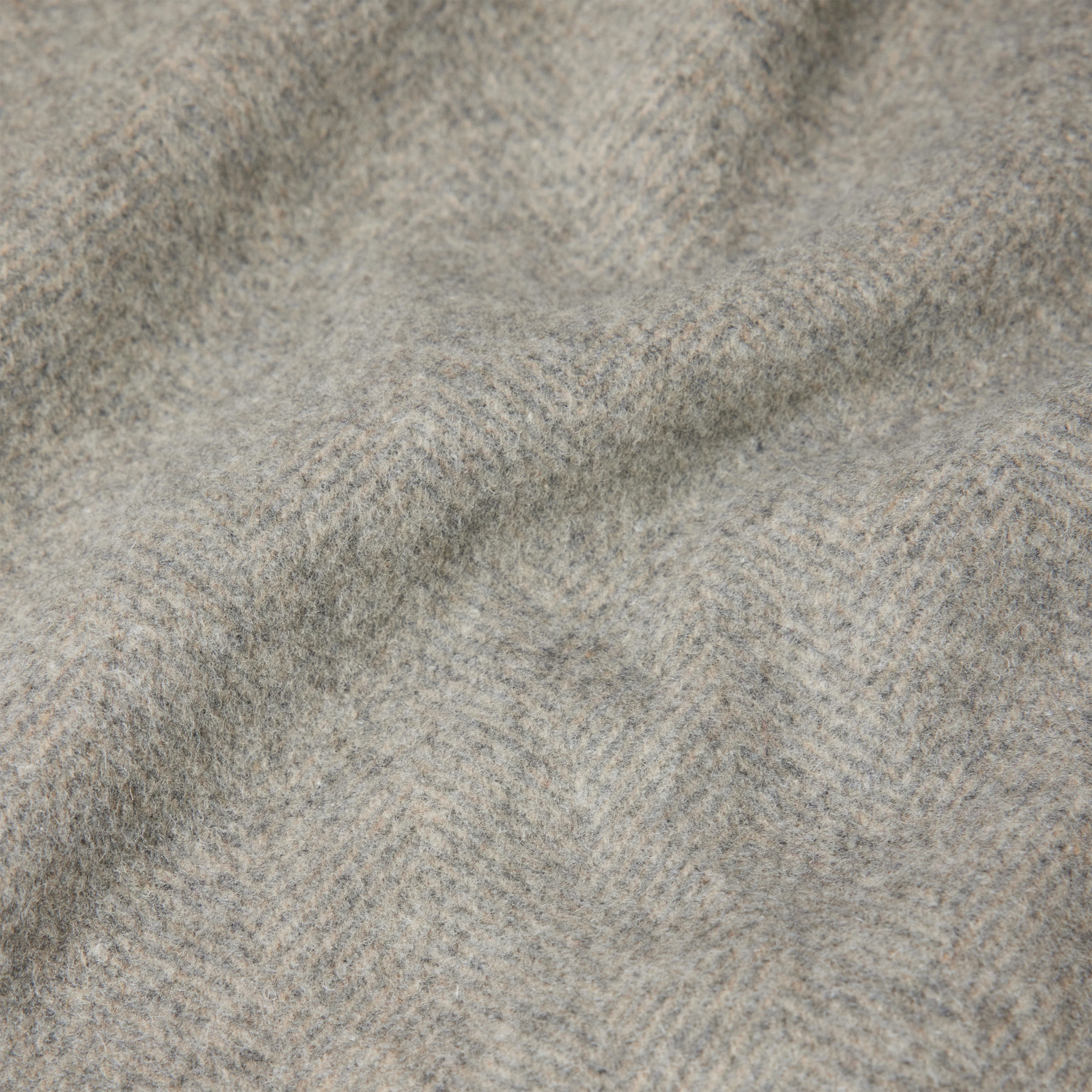 SKOPJE_C - Trenchcoat in Woll-Mix - Herren - braun - Materialbild (B2C)