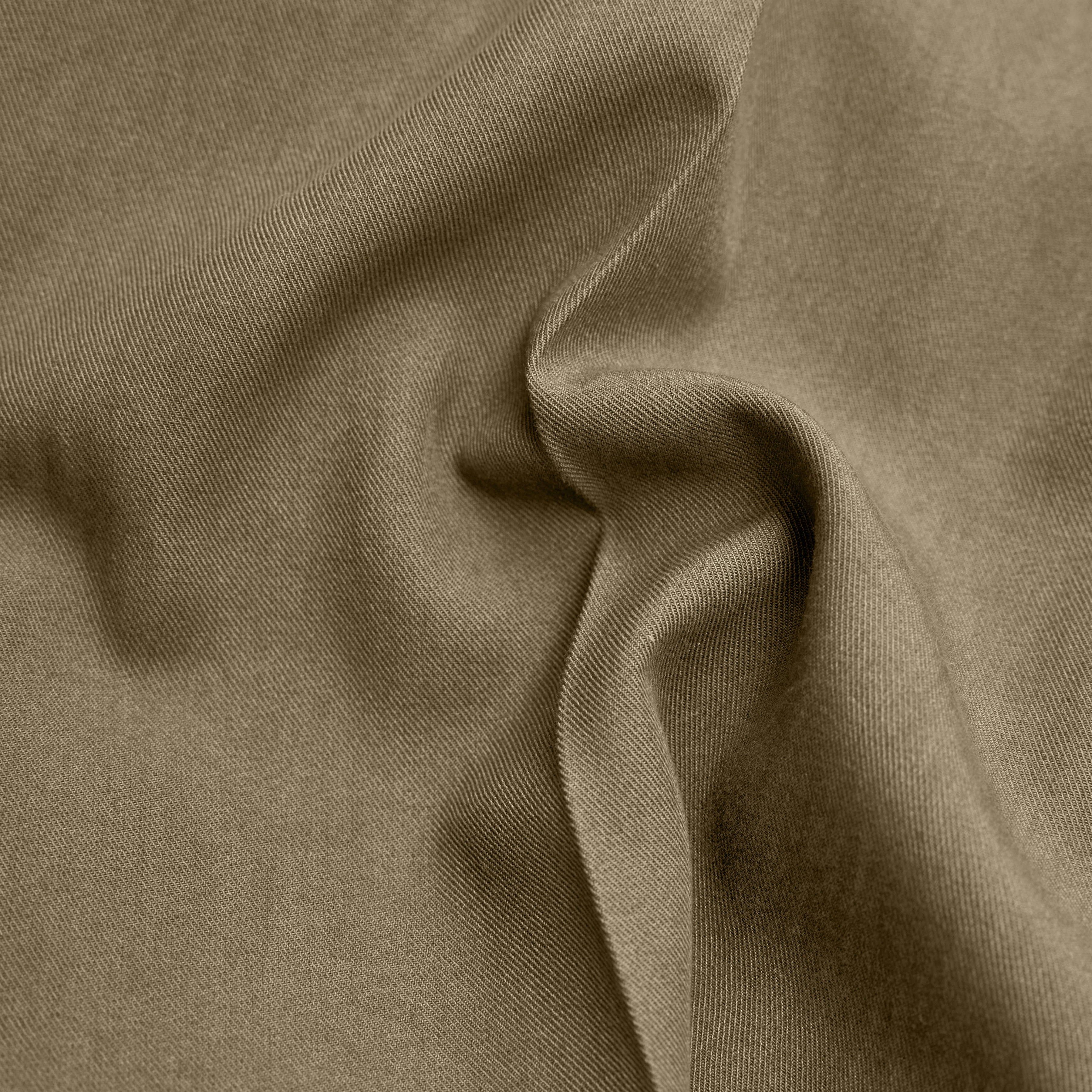 CORALINE - Rock mit Bundfalten in Twill - Damen - grün - Materialbild (B2C)