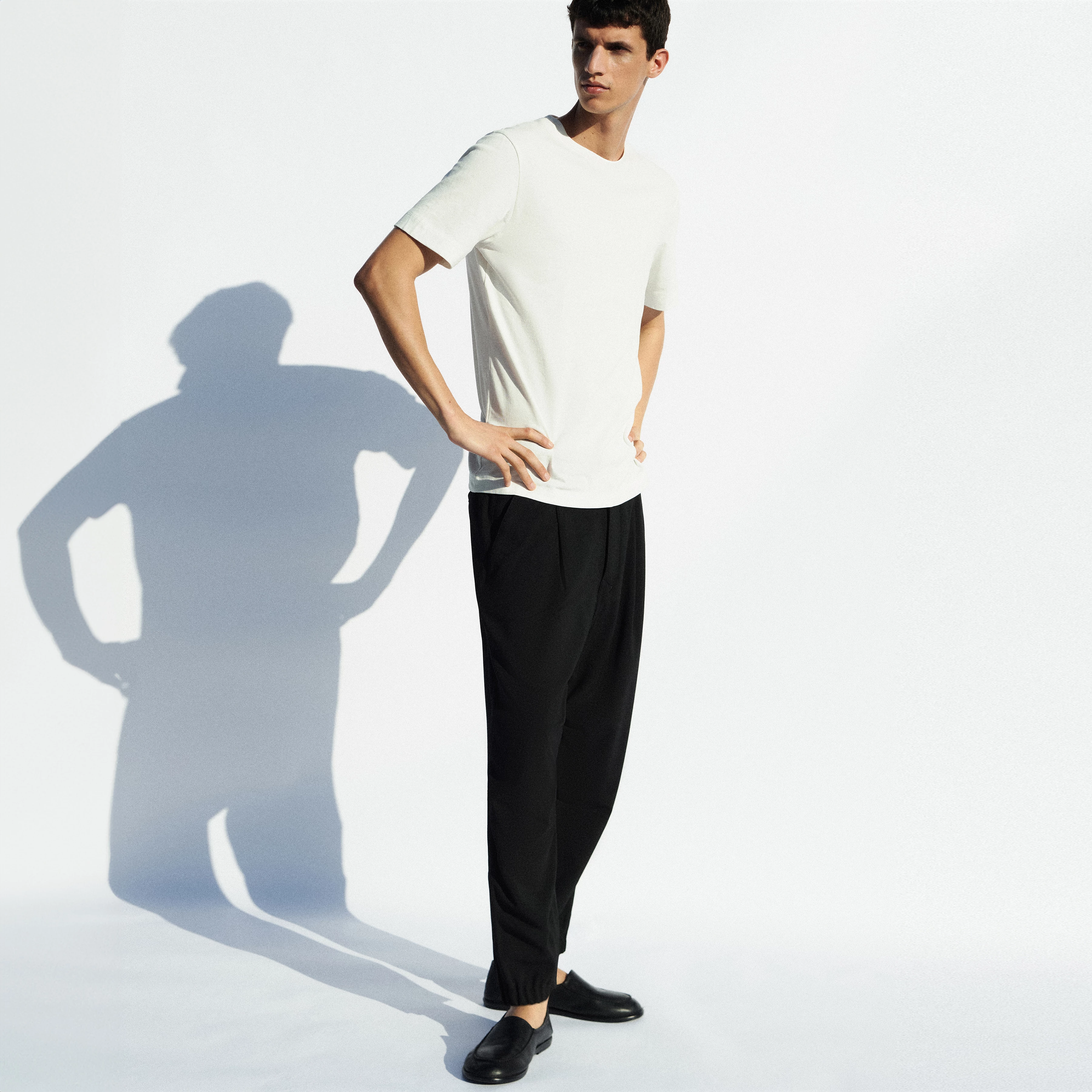 RAPHAEL - Pure cotton T-shirt - men - off white