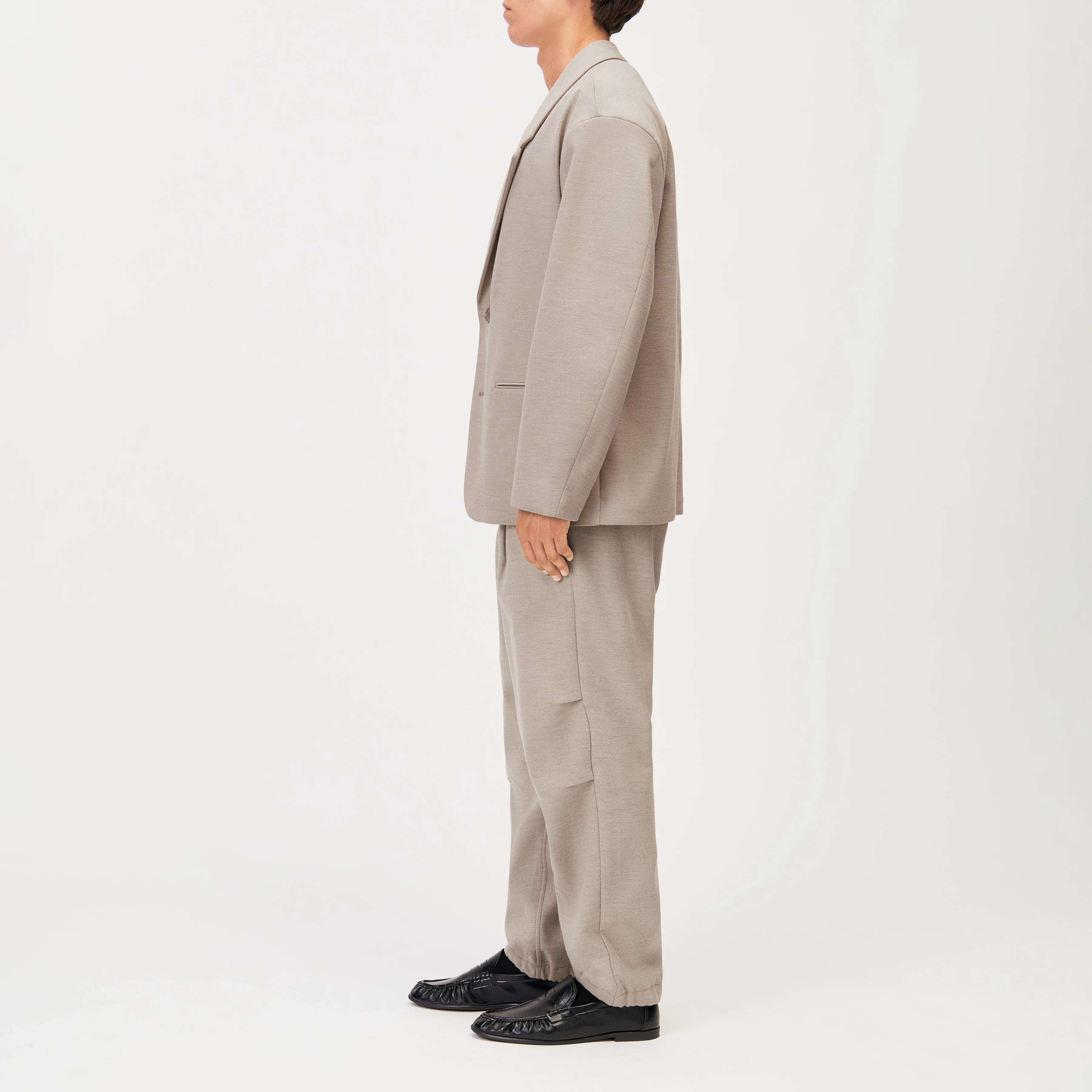 MADIM_2 - Oversized flannel blazer - men - brown - Seitenansicht