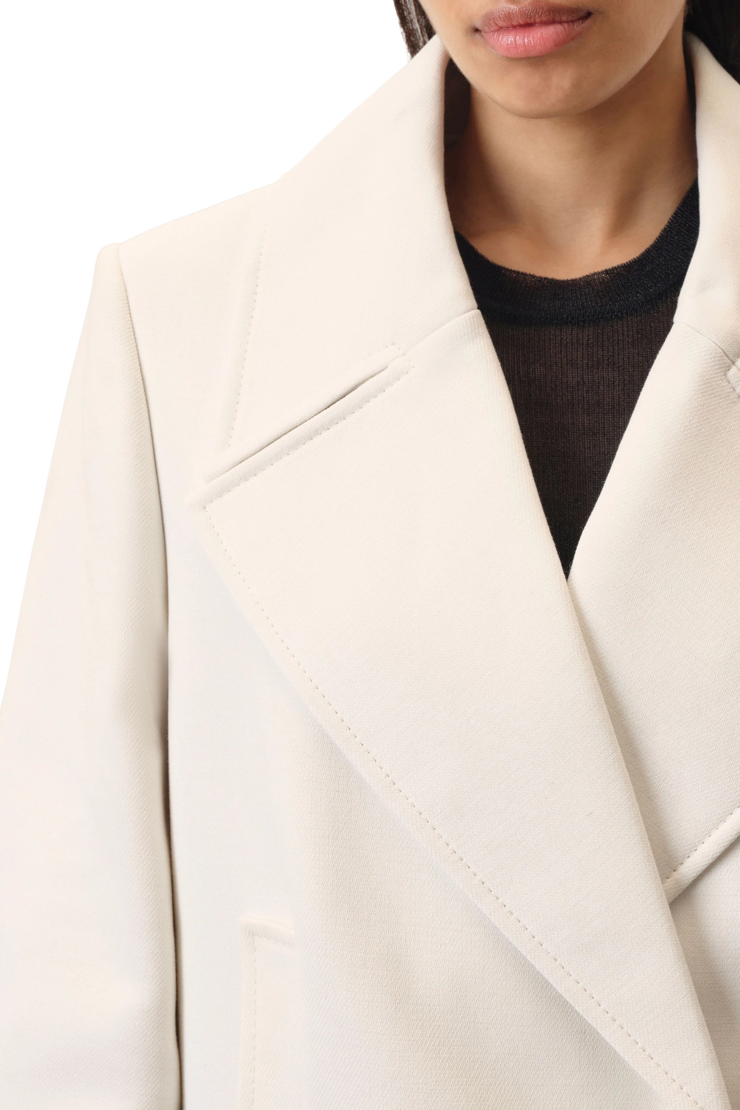 Women sweat jacket HASTING in off_white from DRYKORN