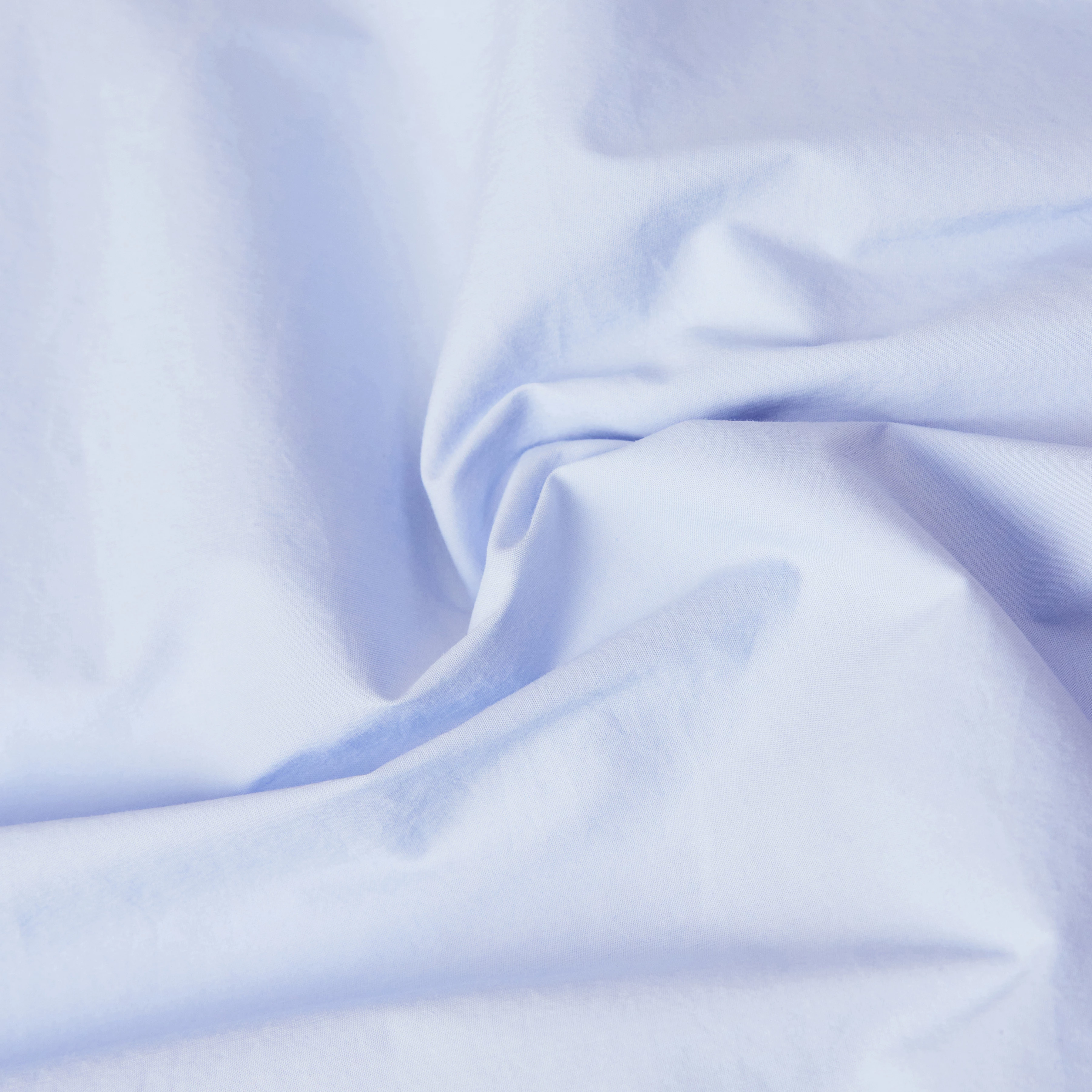 CLOELIA - Classic shirt blouse in poplin - women - blue - Materialbild (B2C)