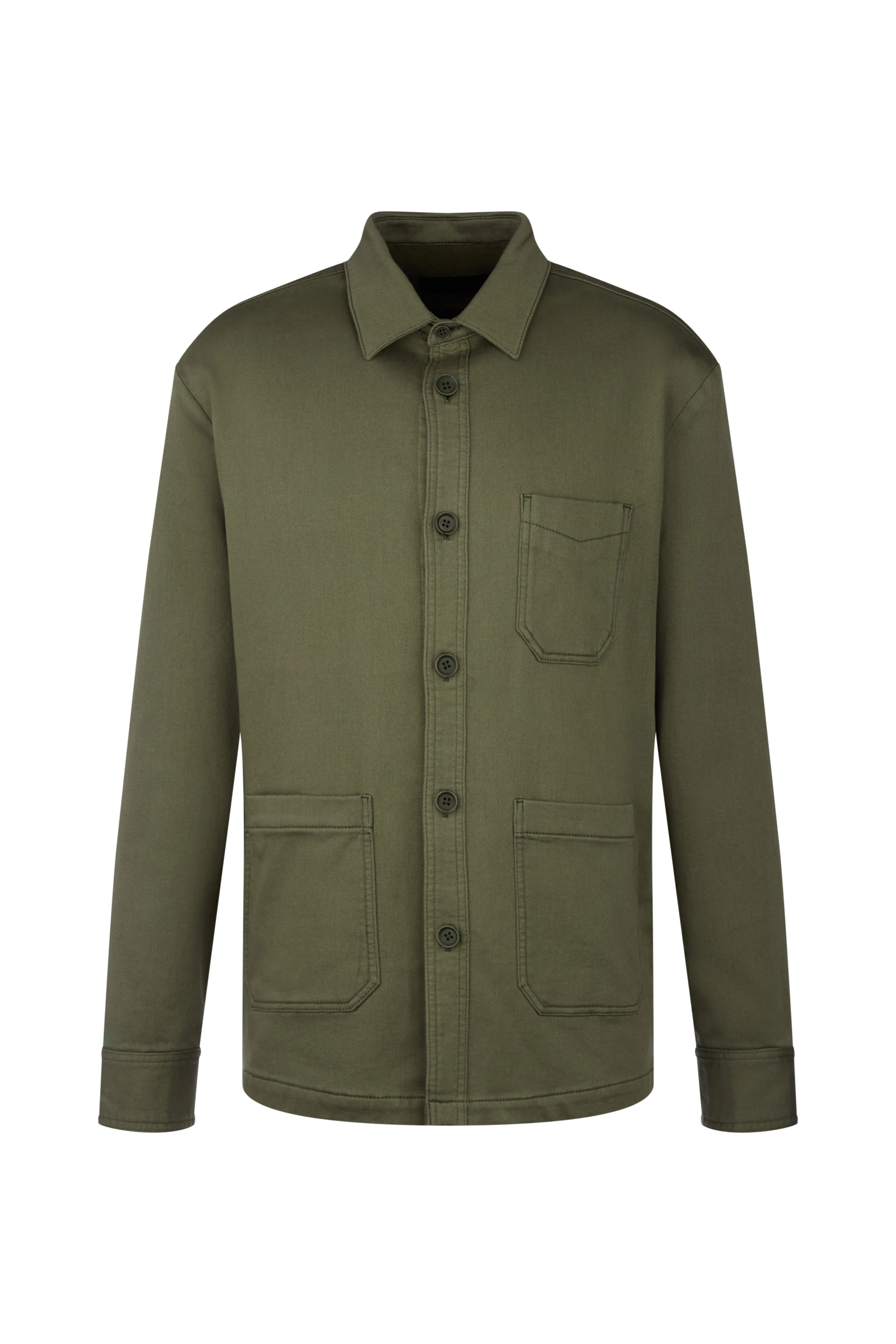 LAWEE_1 - jersey overhemd - heren - groen - Freisteller Frontansicht