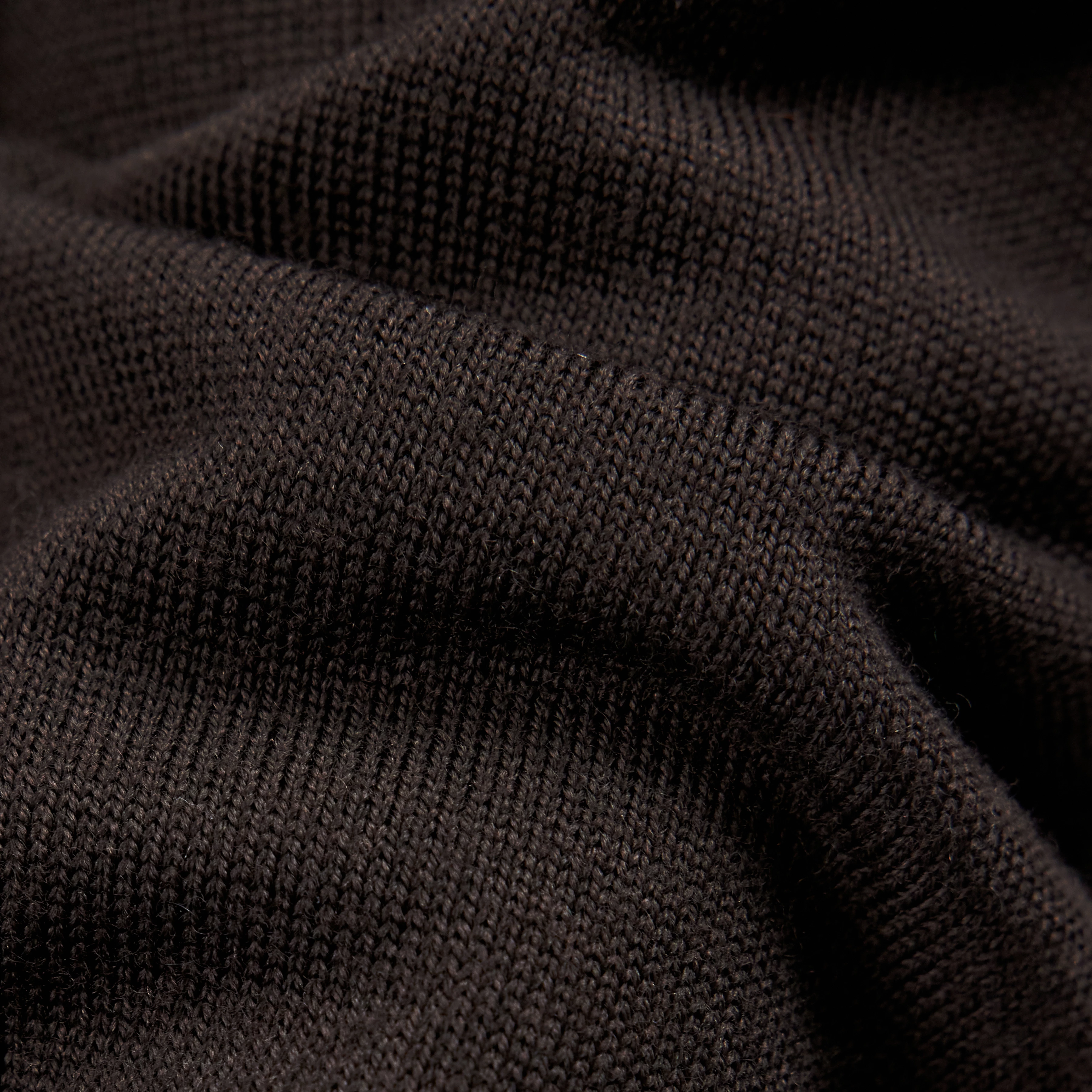JOEY - Turtleneck jumper in 100% merino wool - men - brown - Materialbild (B2C)