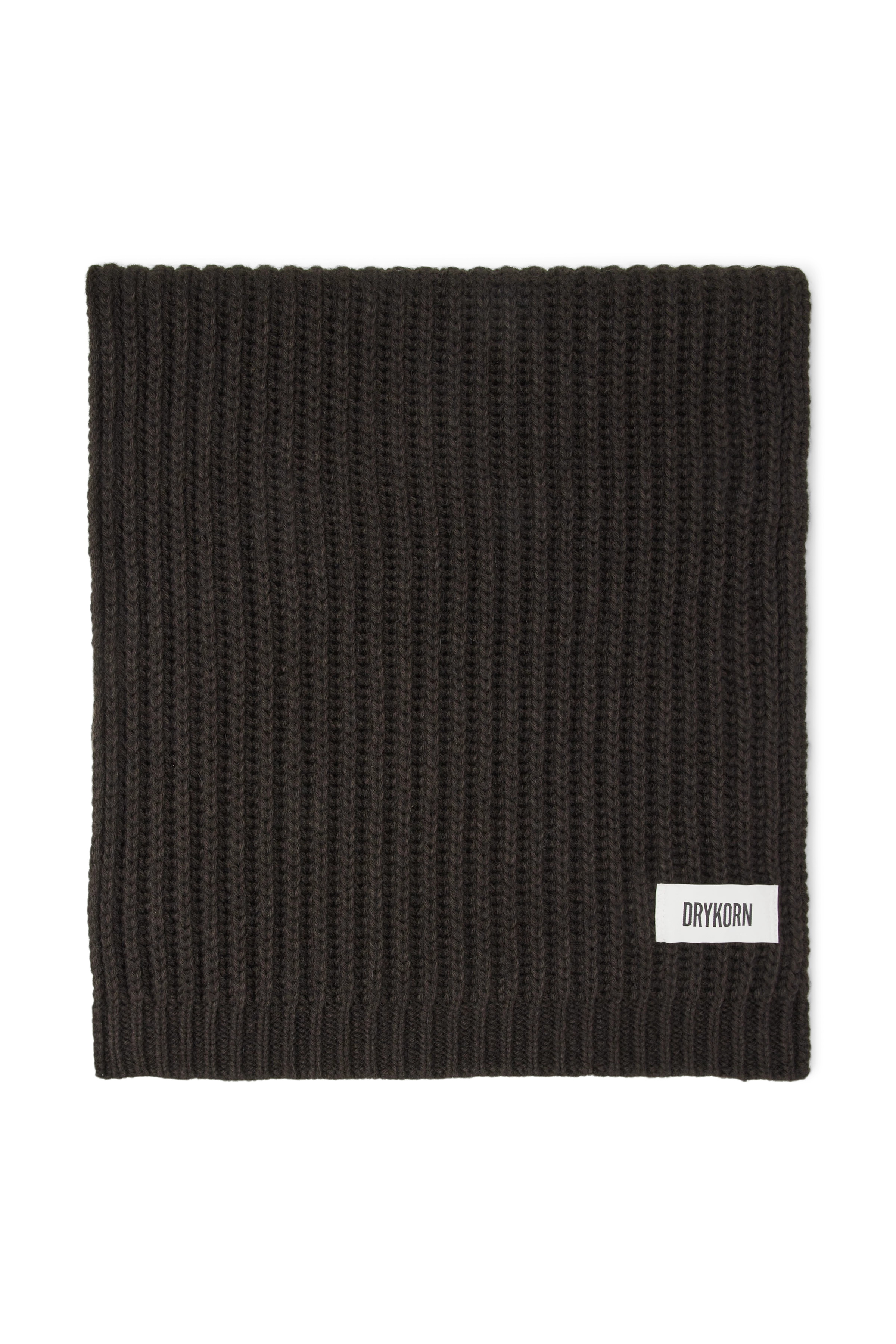 CRONICA_3 - Schal in Woll-Alpakamix - Unisex - braun - Freisteller Frontansicht