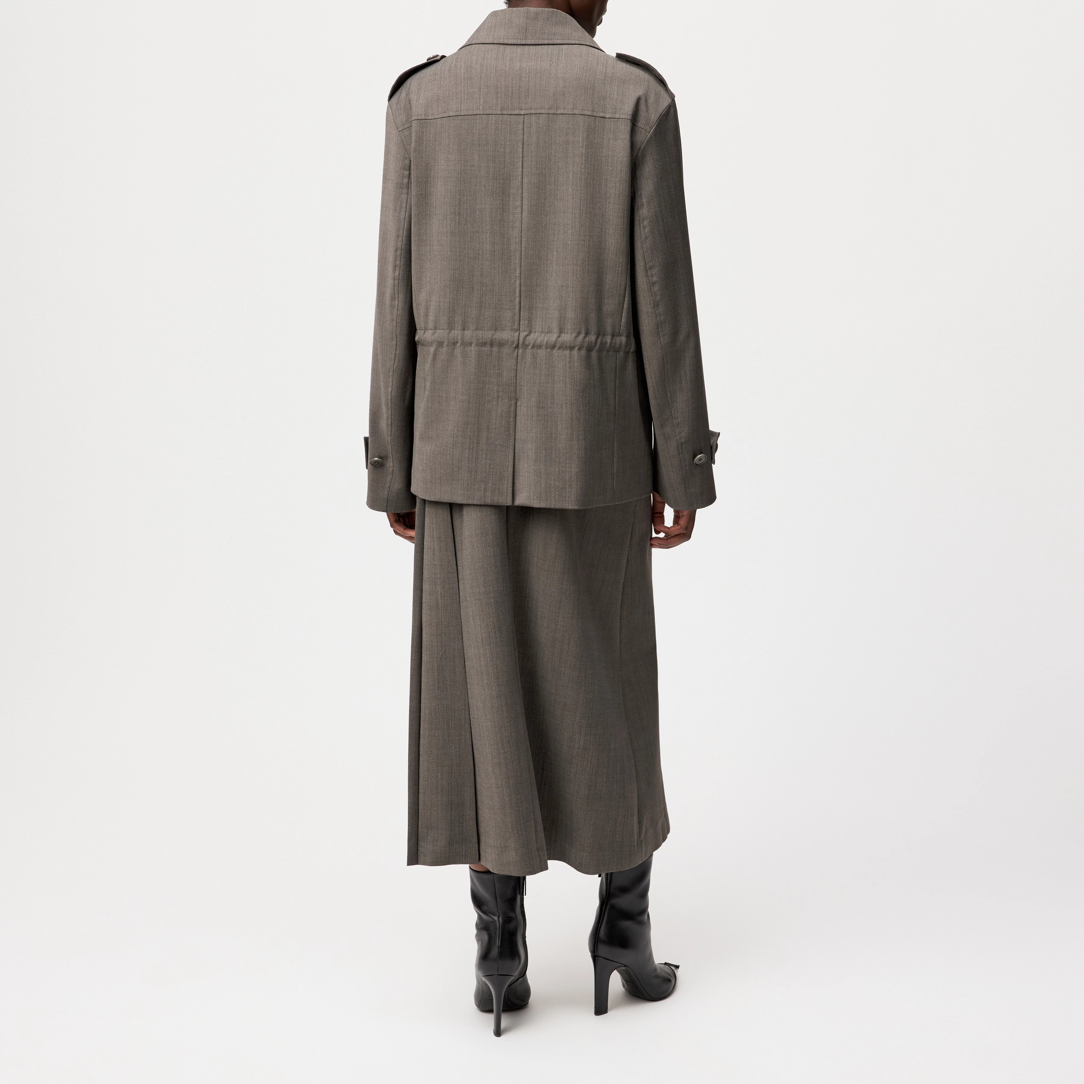 BODNEY - Field Jacket in Bi-Stretch - Damen - braun - Rückansicht