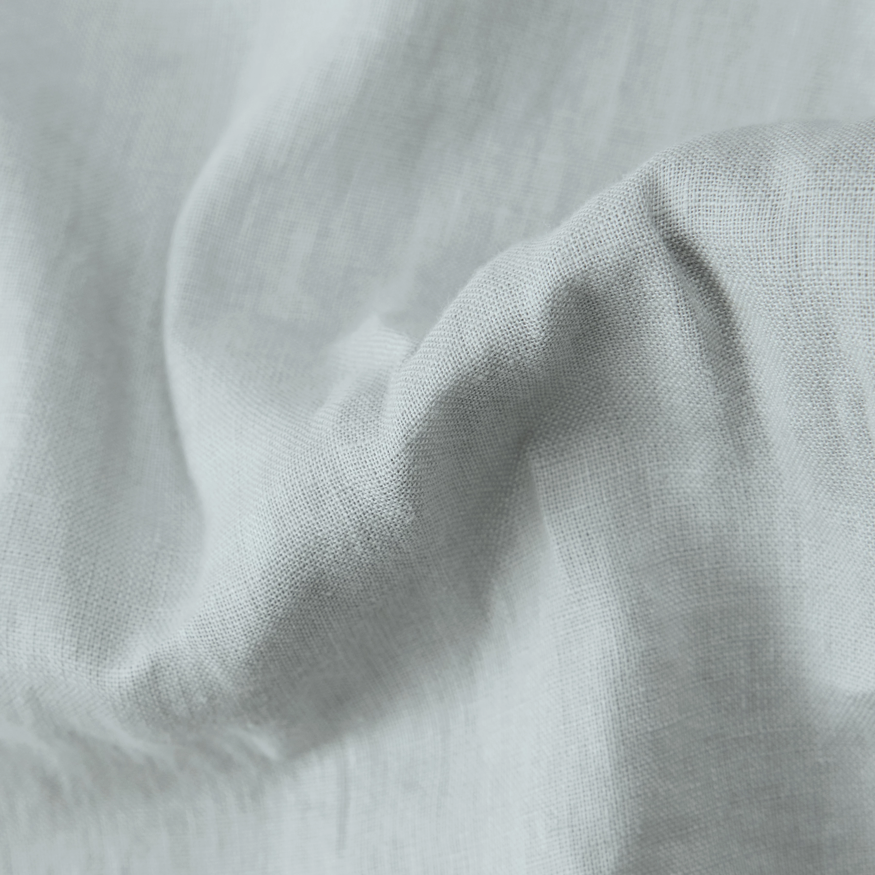 RAMIS - Regular Fit Hemd in Leinen-Baumwoll Mix - Herren - grün - Materialbild (B2C)