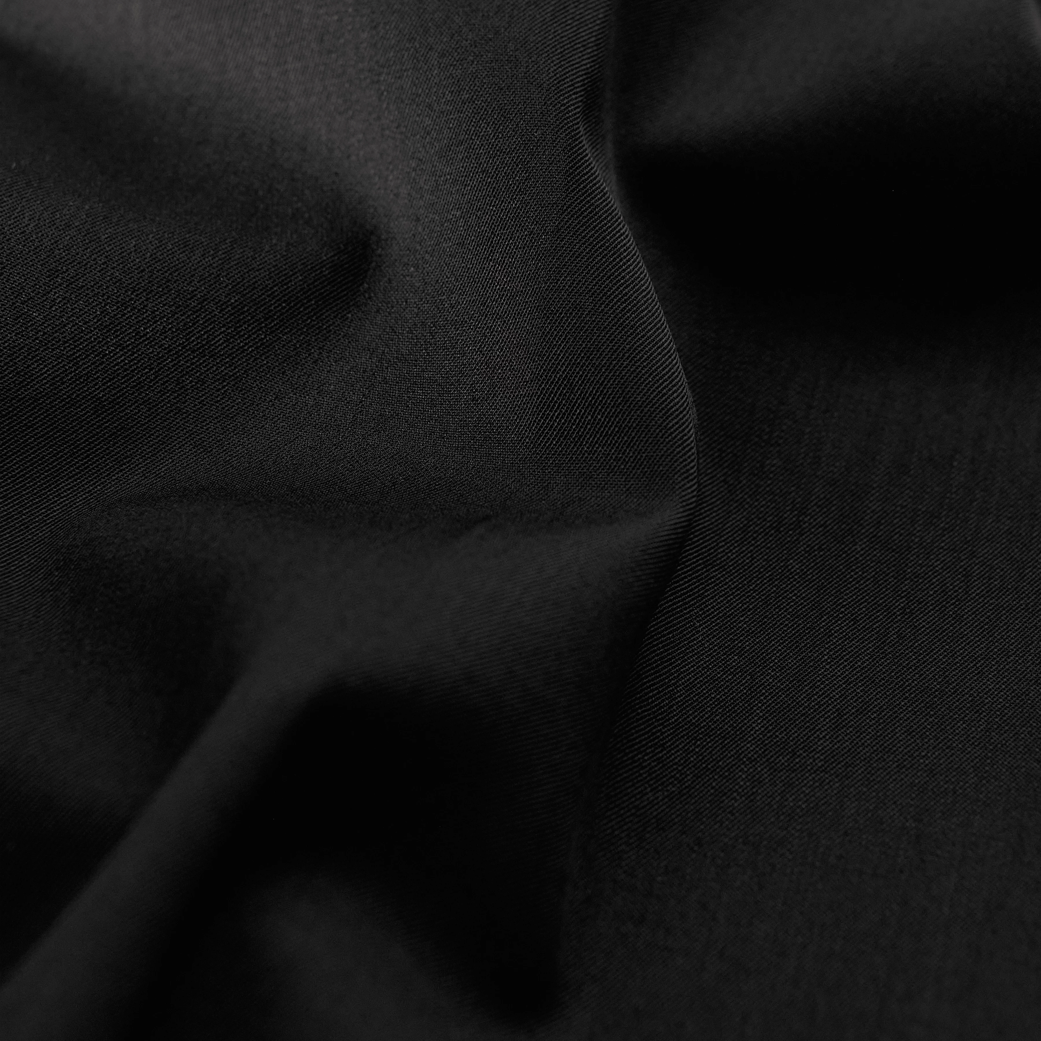 DRYHARDY - Bootcut trousers in a premium wool blend - men - black - Materialbild (B2C)