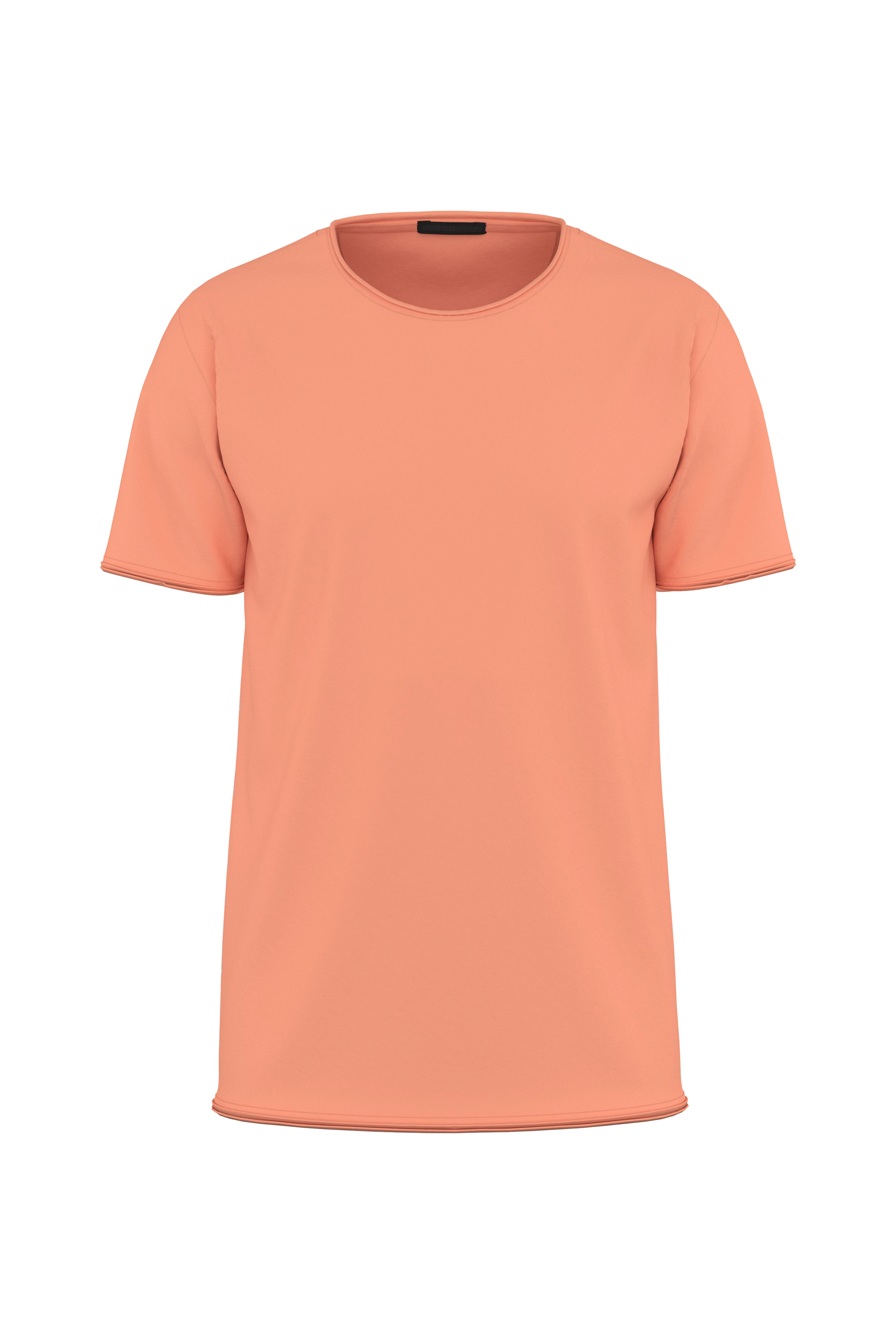 KENDRICK - Lockeres T-Shirt in reiner Baumwolle - Herren - orange - Freisteller Frontansicht