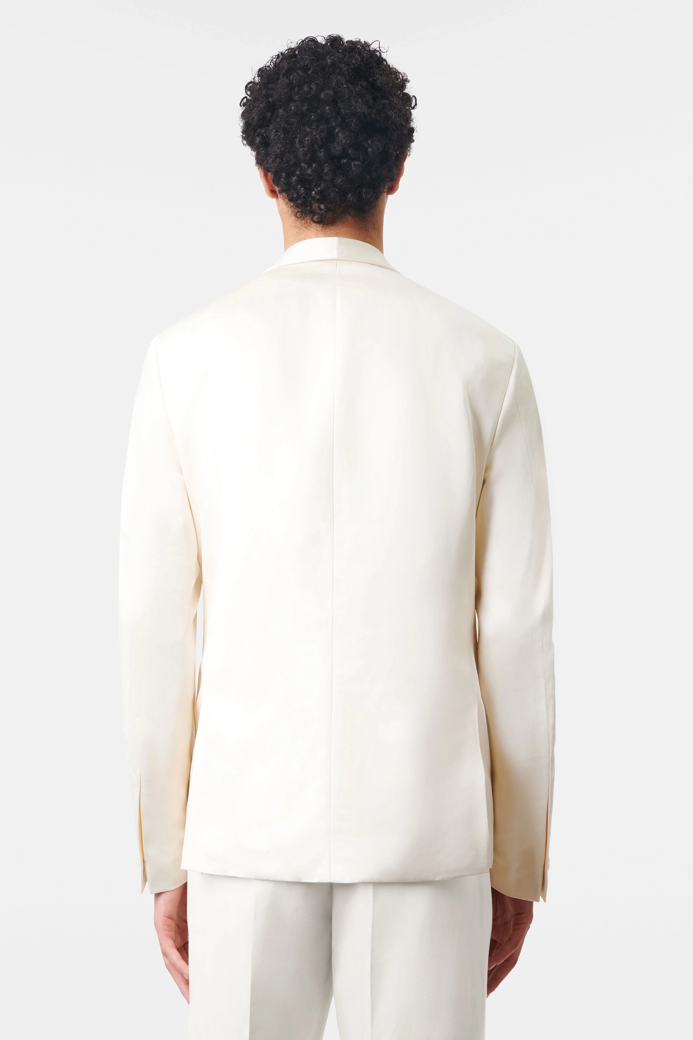 BELAZO - dinner jacket in viscose mix - men - beige - Rückansicht