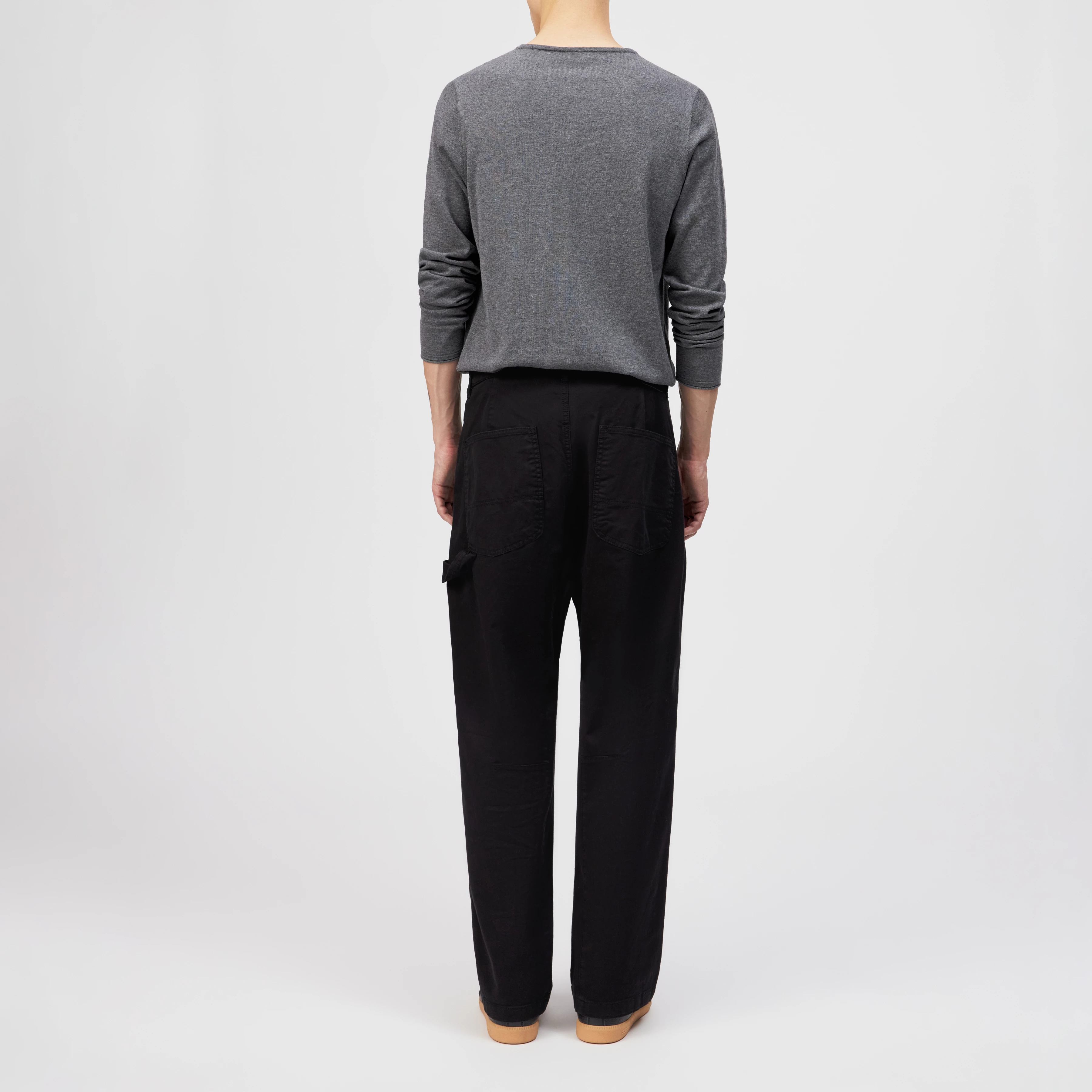 GONAGO - Utility Hose in cotton blend - men - black - Rückansicht