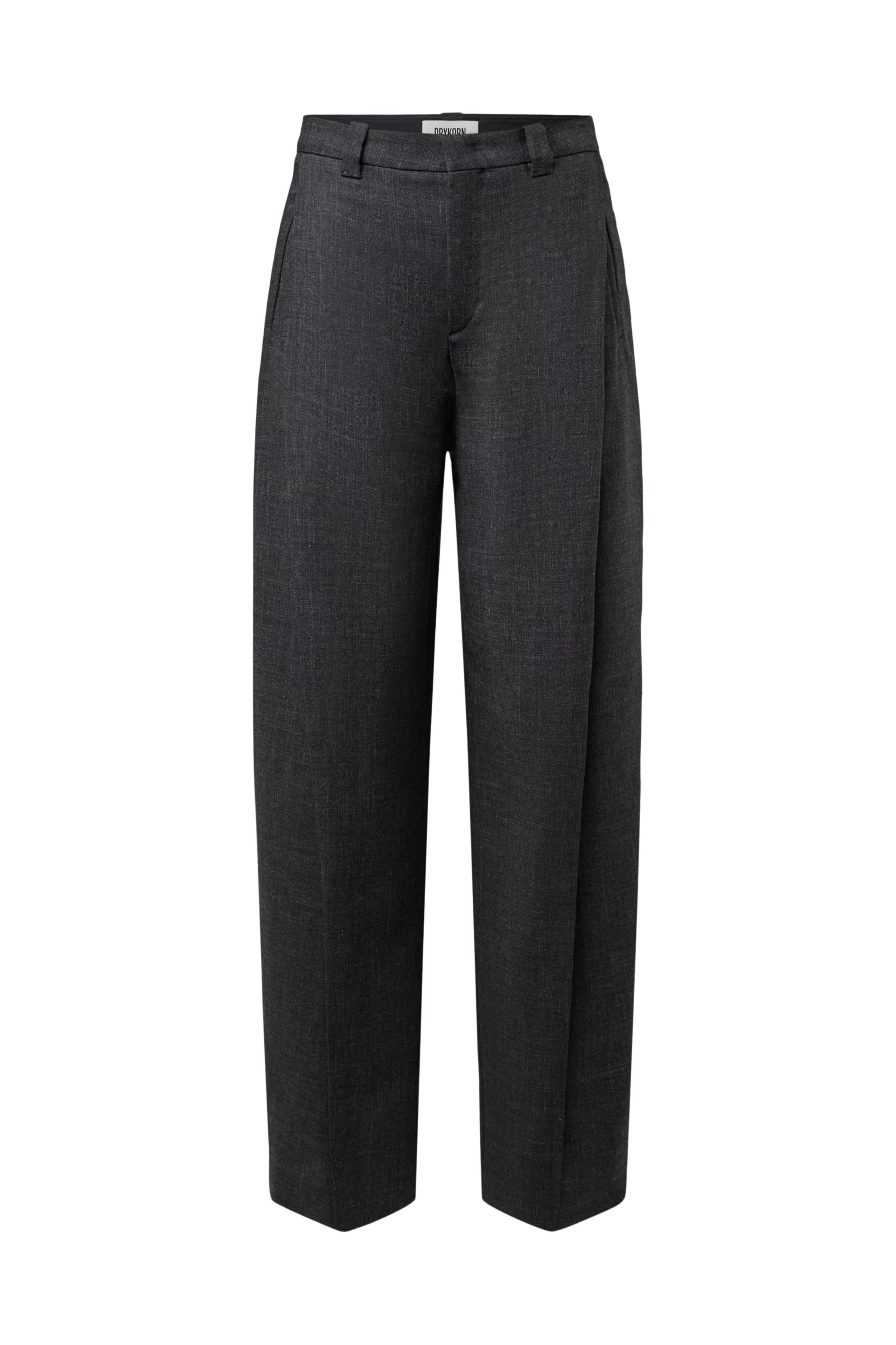 UNPACK - Pleated Trousers, Regular Fit - women - grey - Freisteller Frontansicht