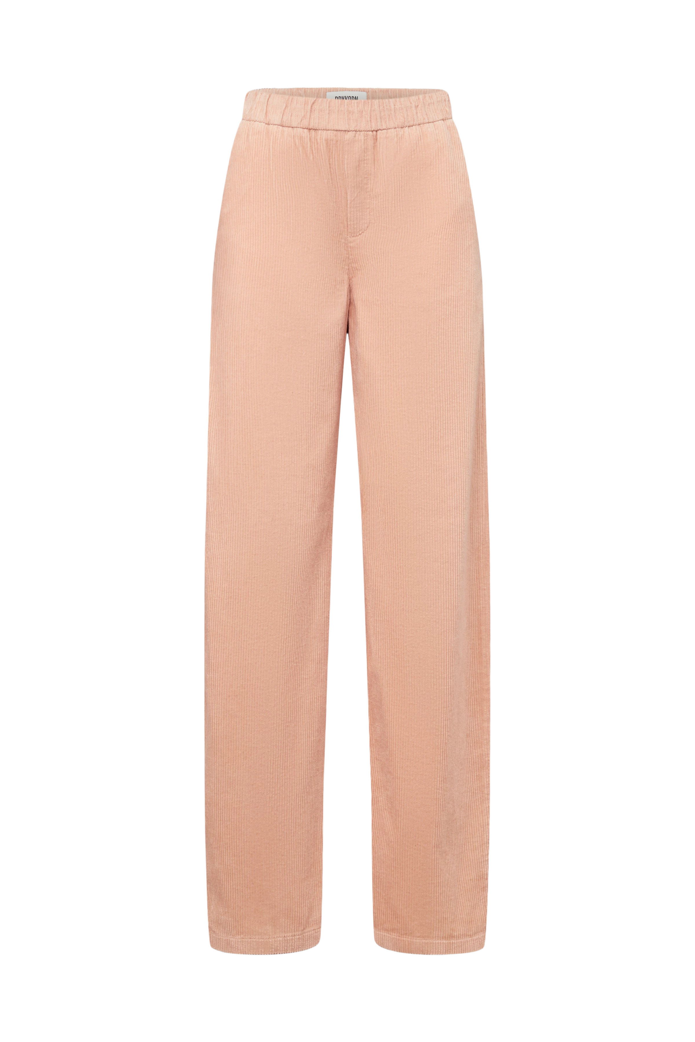 CONSIDER - Pull-on trousers with barrel legs in corduroy - women - orange - Freisteller Frontansicht