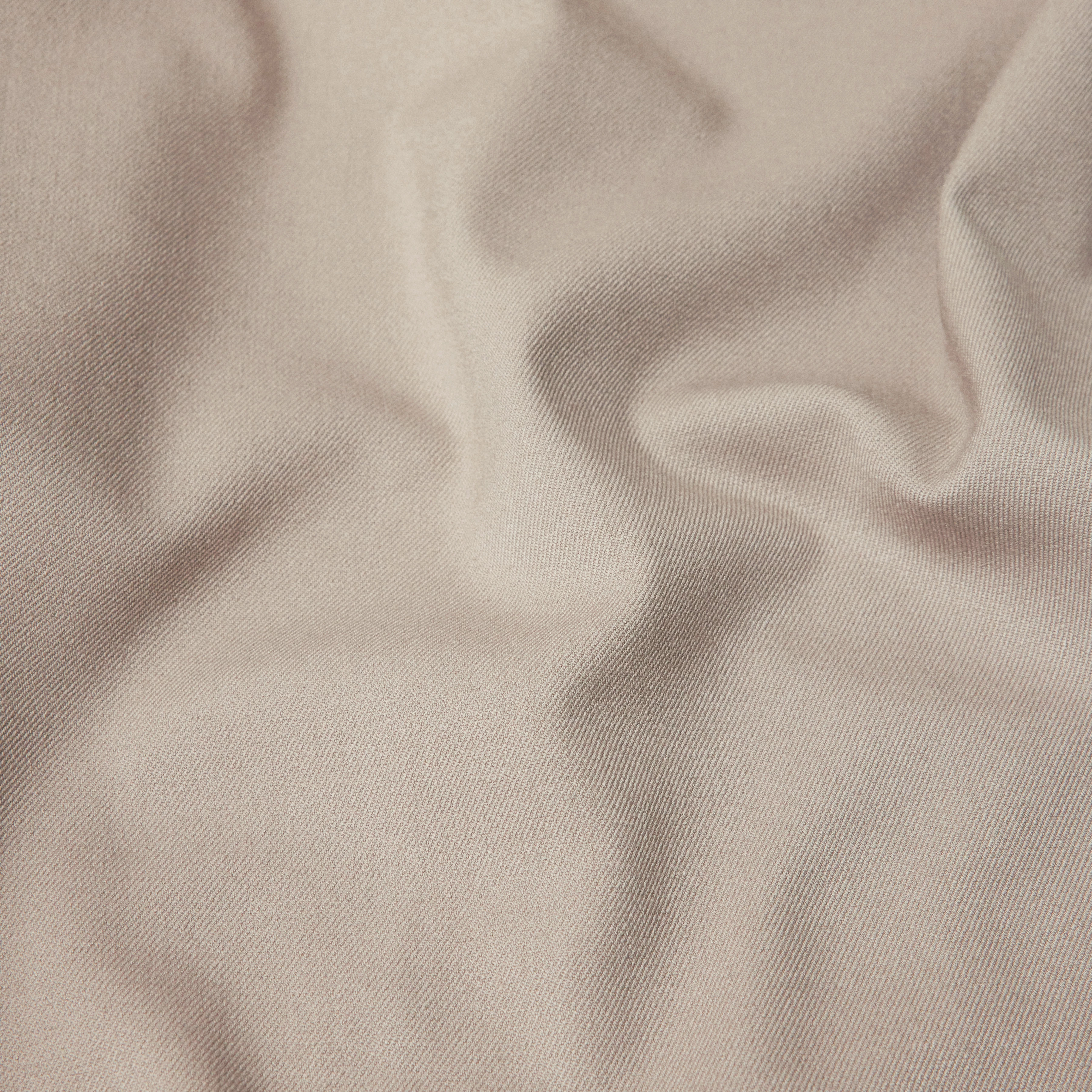 DESK - Trousers with barrel legs in soft flannel - women - beige - Materialbild (B2C)