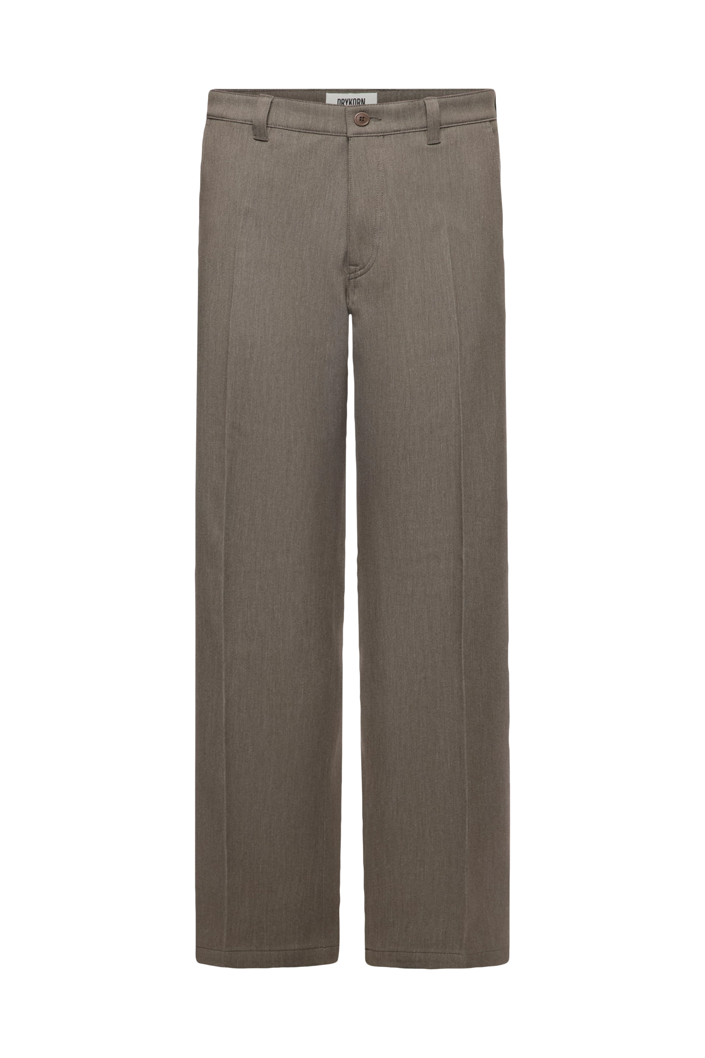TAVIC - Modern chinos in viscose blend - men - brown - Freisteller Frontansicht
